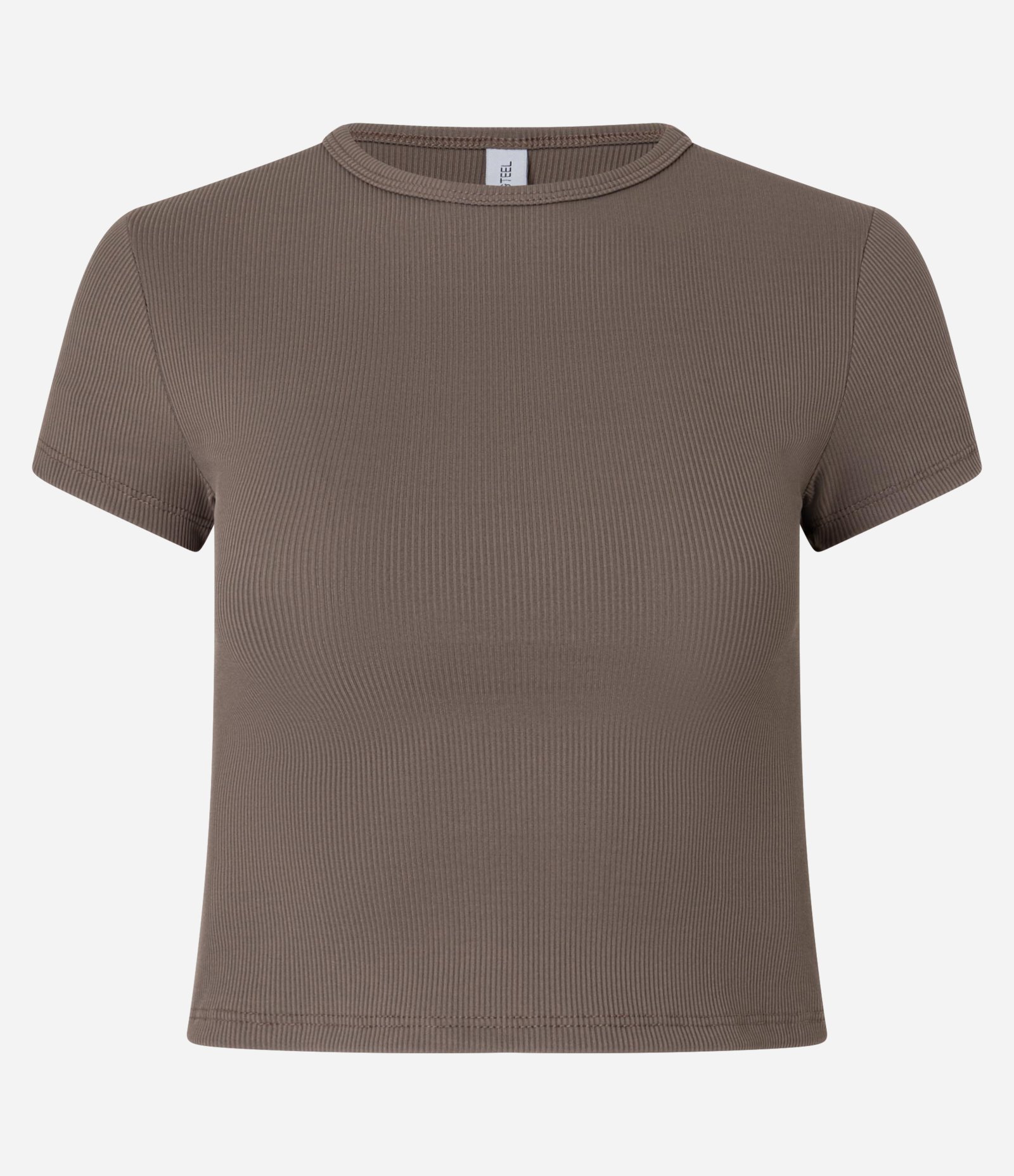 Blusa Básica em Poliamida Cinza 1