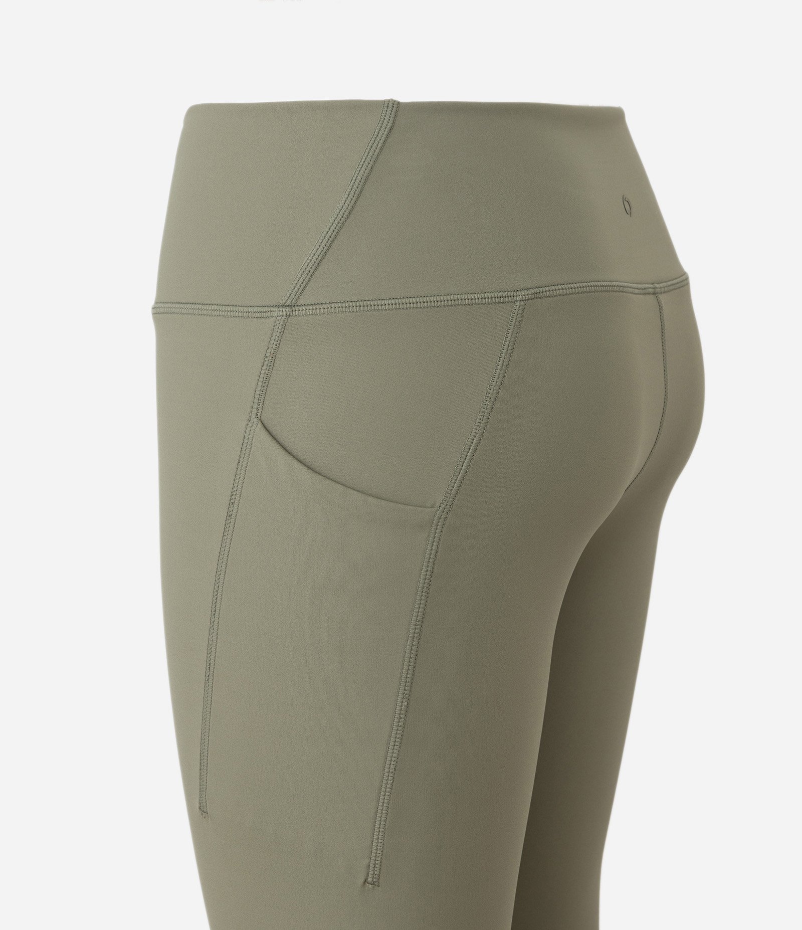 Calca Legging Esportiva em Microfibra com Bolsos Verde 6
