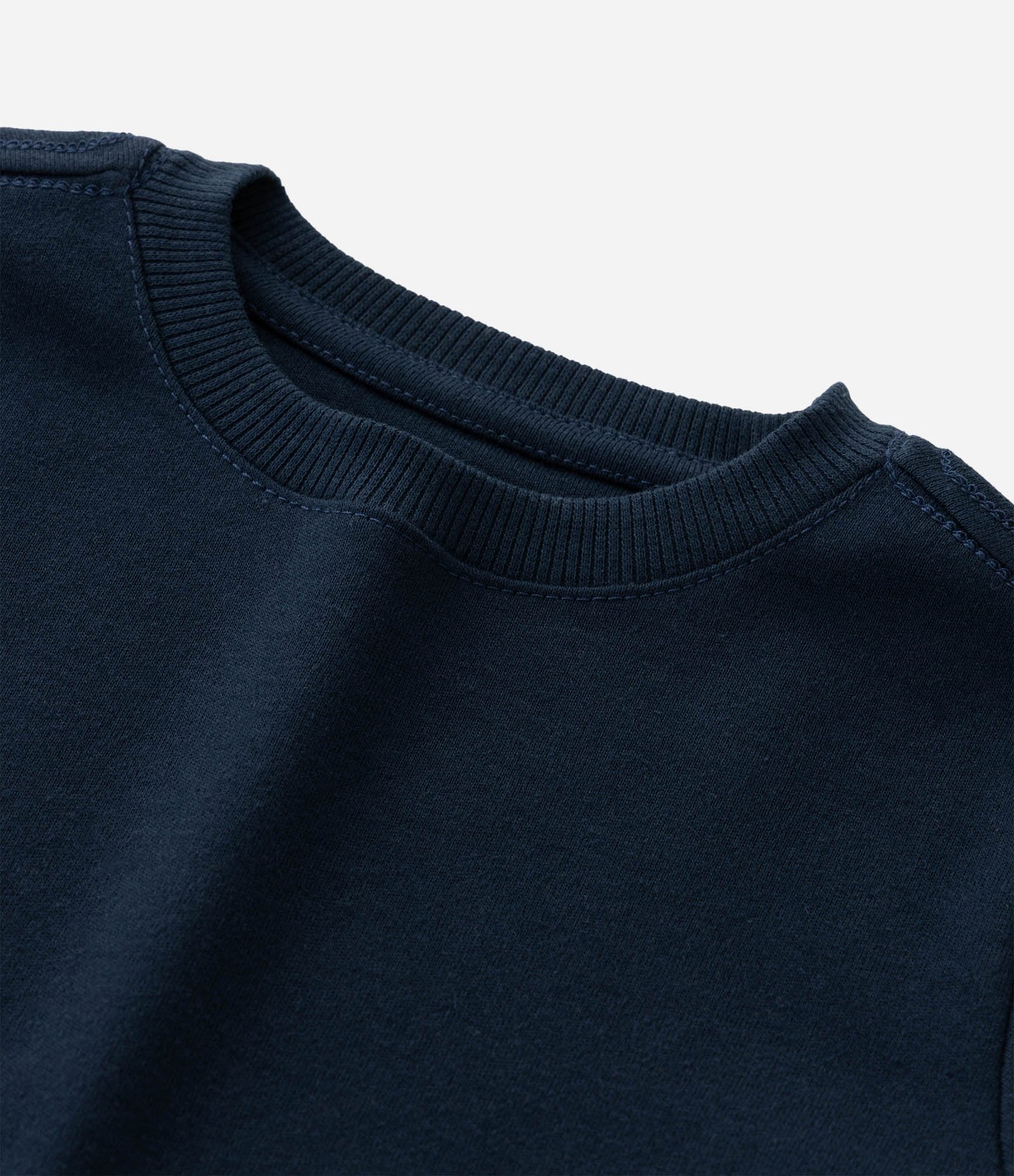 Camiseta Infantil em Algodão com Manga Longa – Tam 1 a 6 Anos Azul Escuro 4