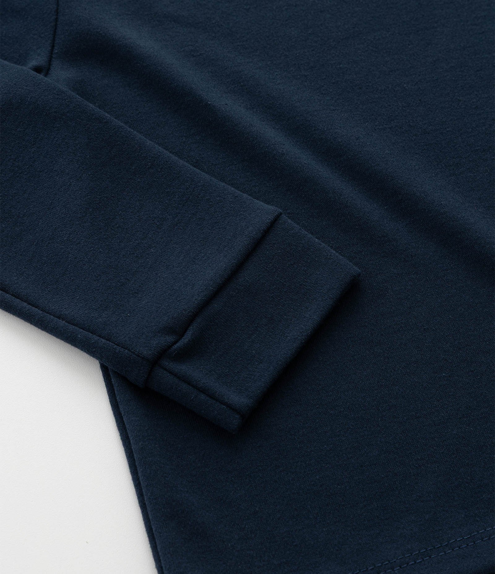 Camiseta Infantil em Algodão com Manga Longa – Tam 1 a 6 Anos Azul Escuro 5