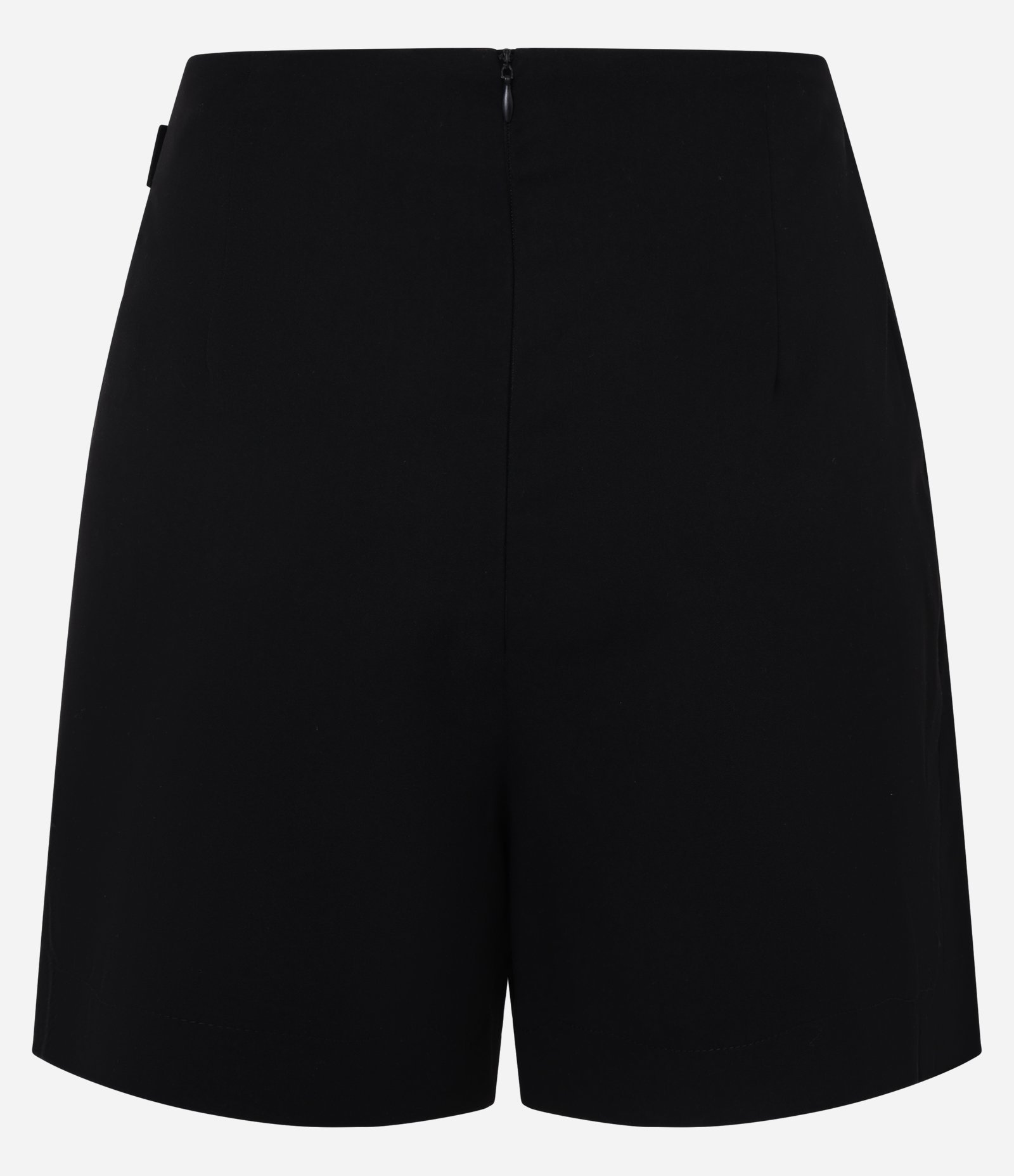 Short Saia Alfaiatado em Viscose com Transpasse Afivelado Preto 2