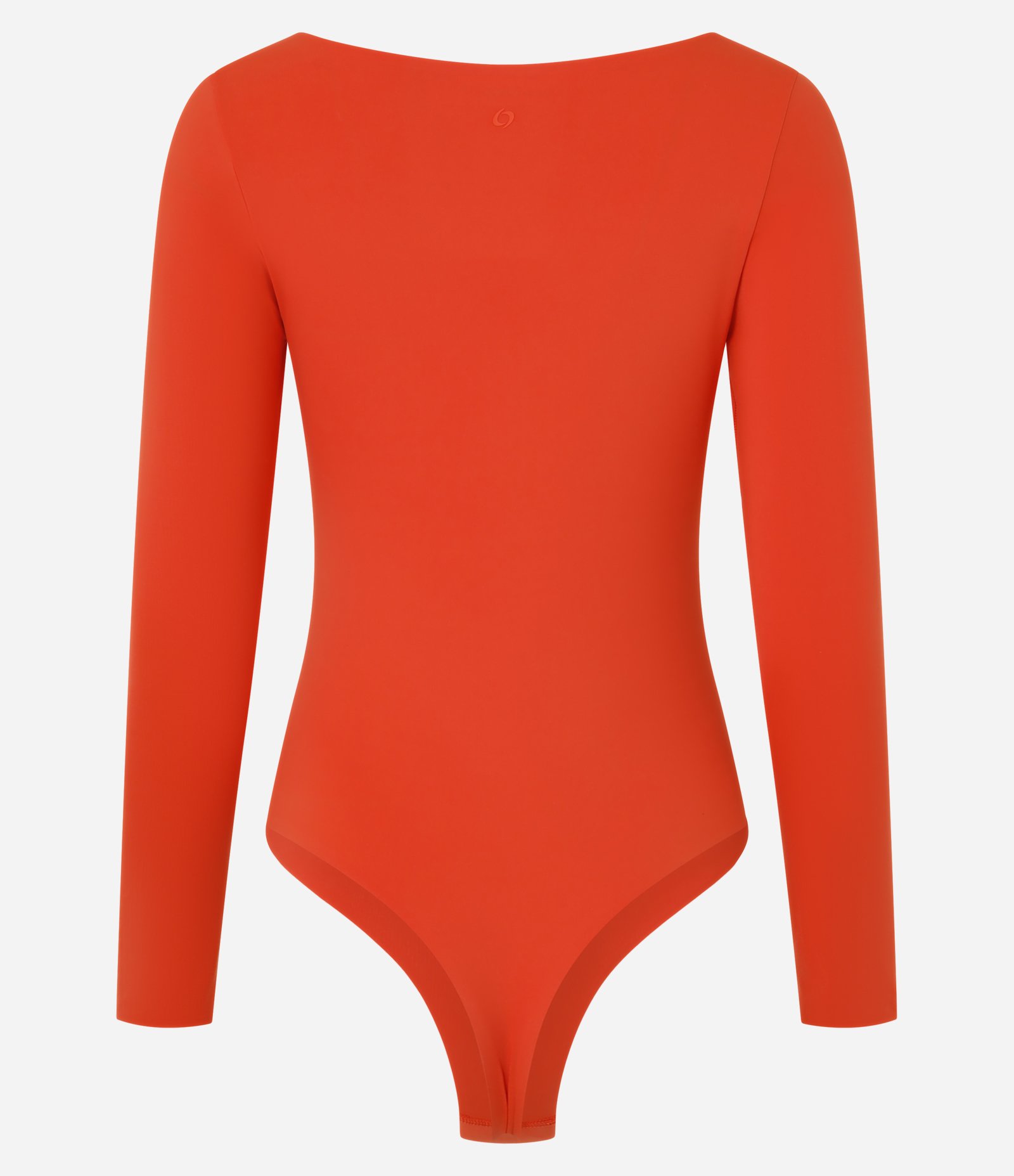 Body em Microfibra com Manga Longa e Decote Redondo Tangerine Tango 7