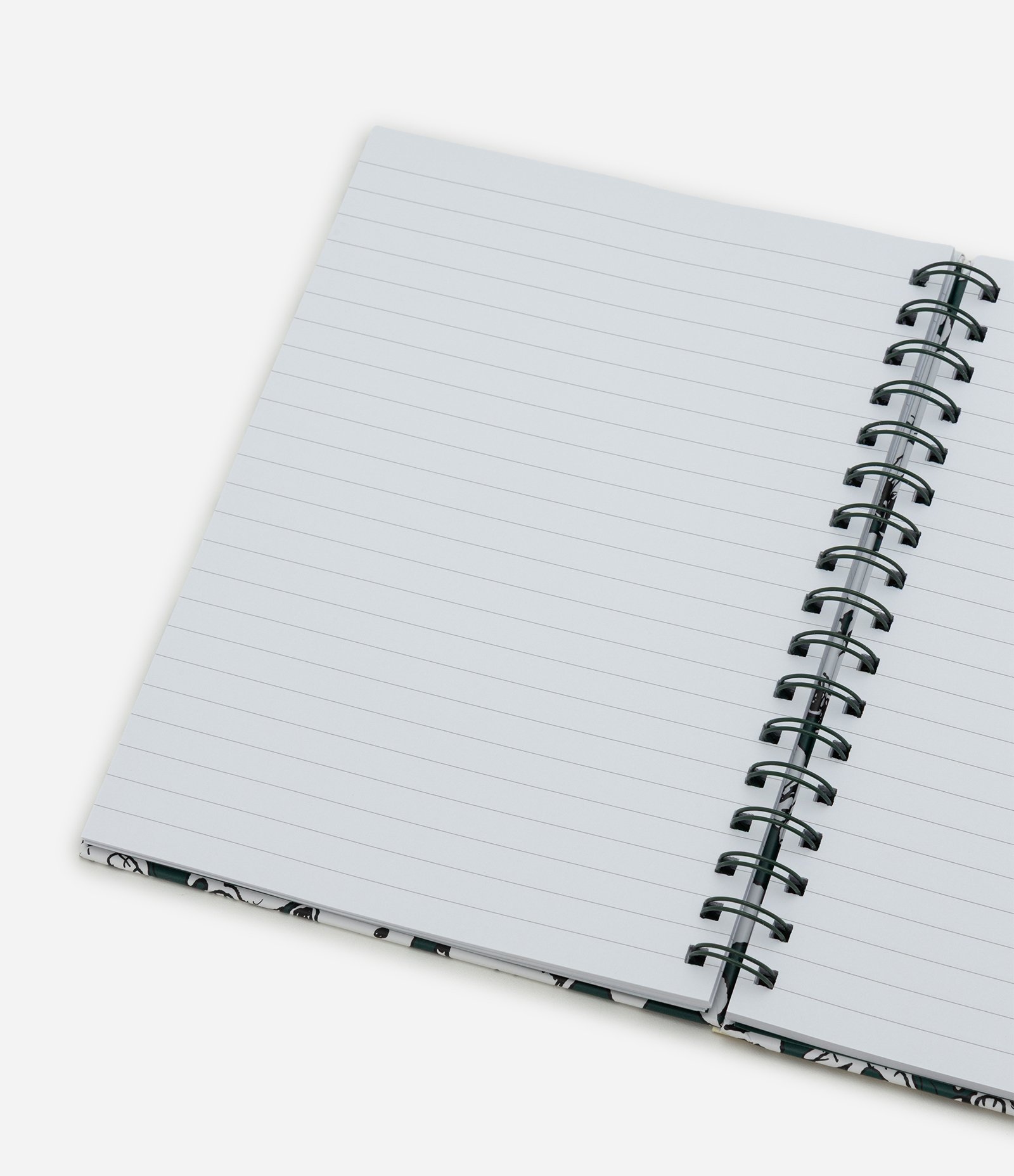 Caderno com 96 Páginas Pautadas e Estampa Snoopy Verde 3