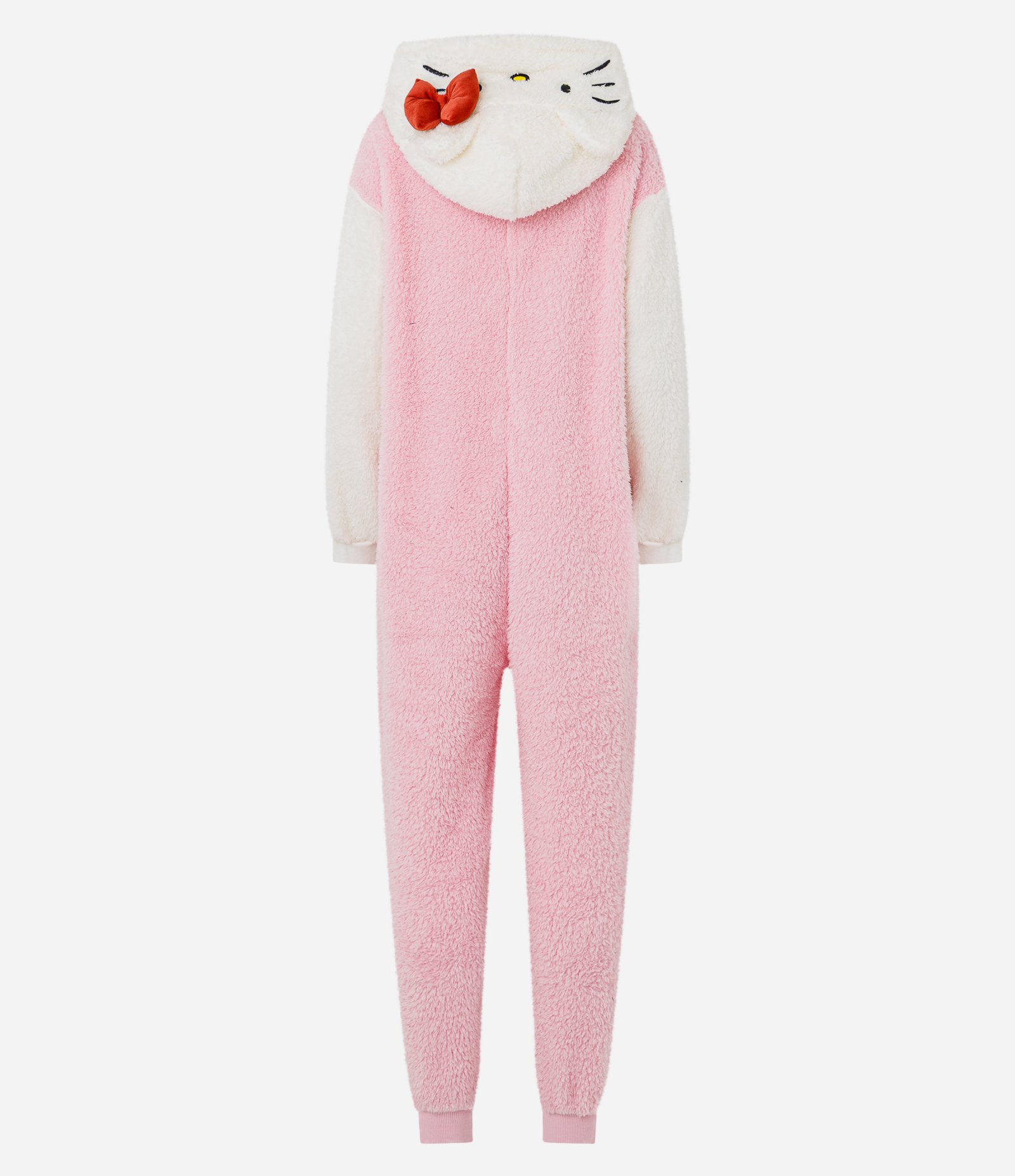 Pijama Macacão em Fleece Hello Kitty Rosa 6