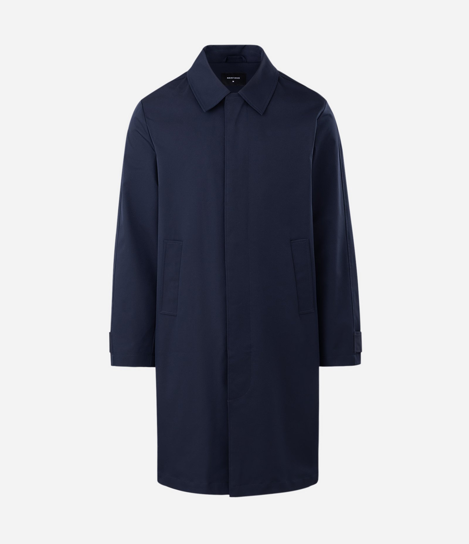 Trench Coat Tecnológico Repelente à Água Azul 3