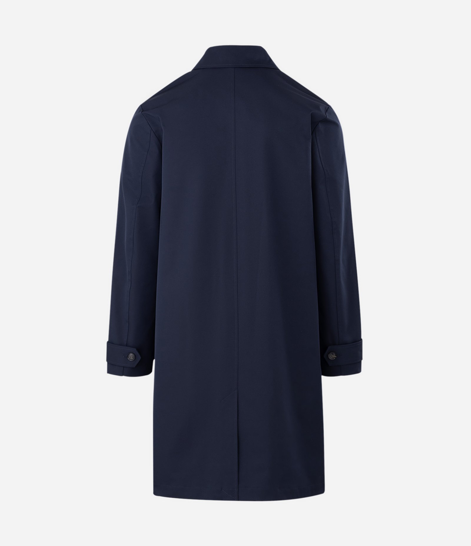 Trench Coat Tecnológico Repelente à Água Azul 4
