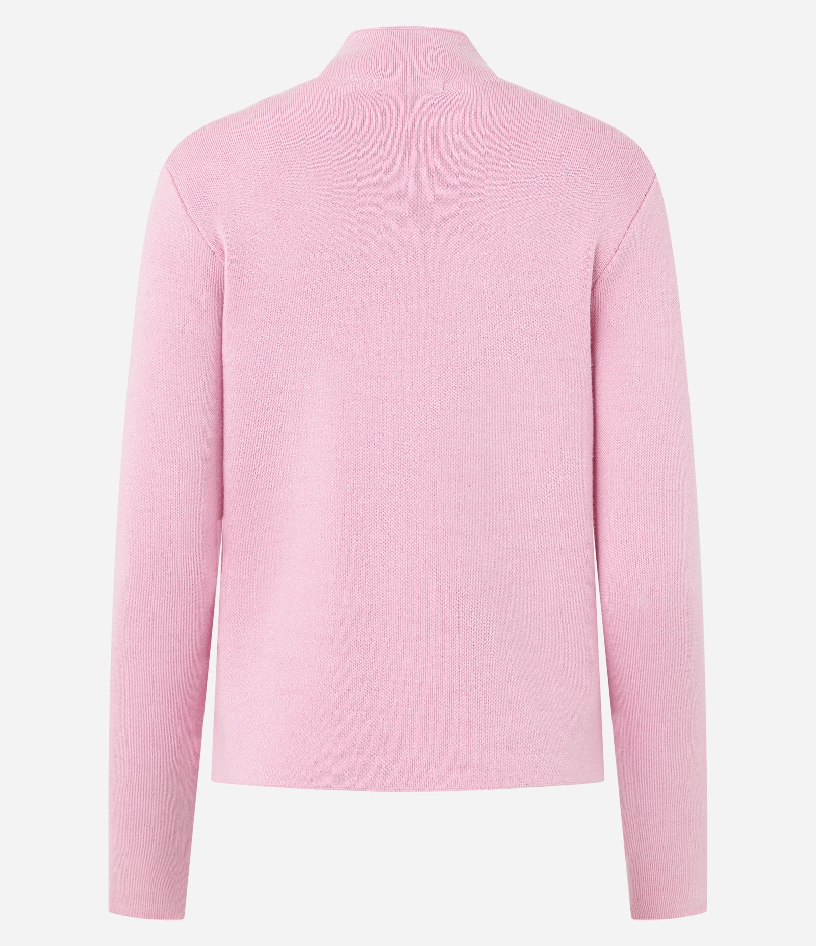 Blusa em Tricô com Golinha Alta Rosa Claro 8