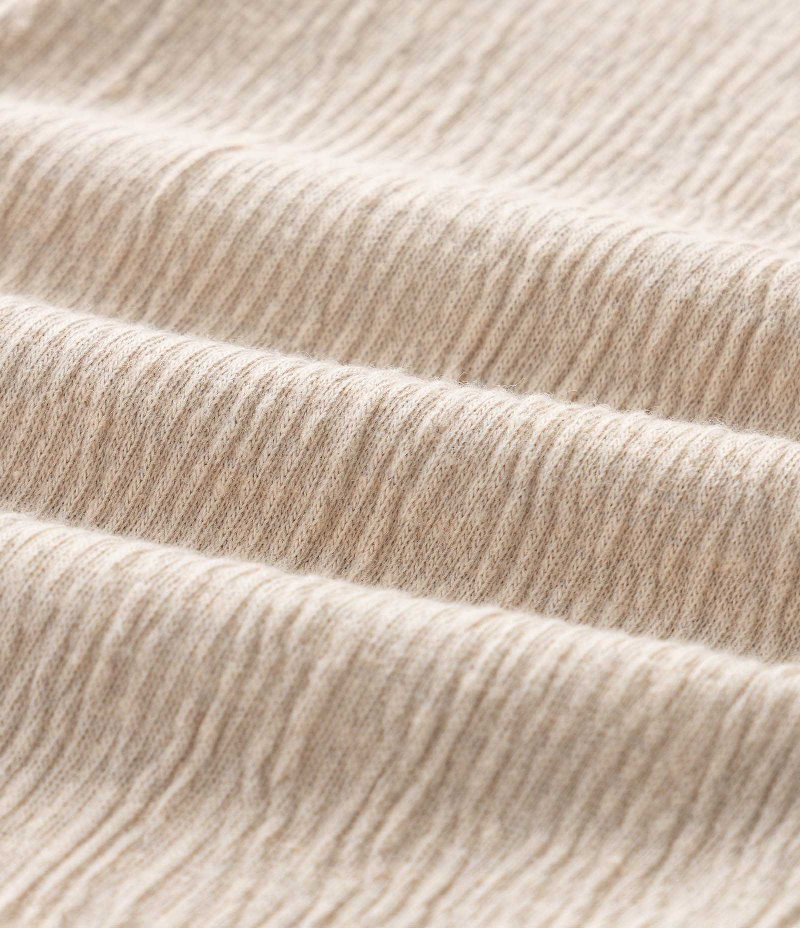 Calça Infantil em Anarruga com Babado na Barra – Tam 0 a 18 Meses Bege Claro 3