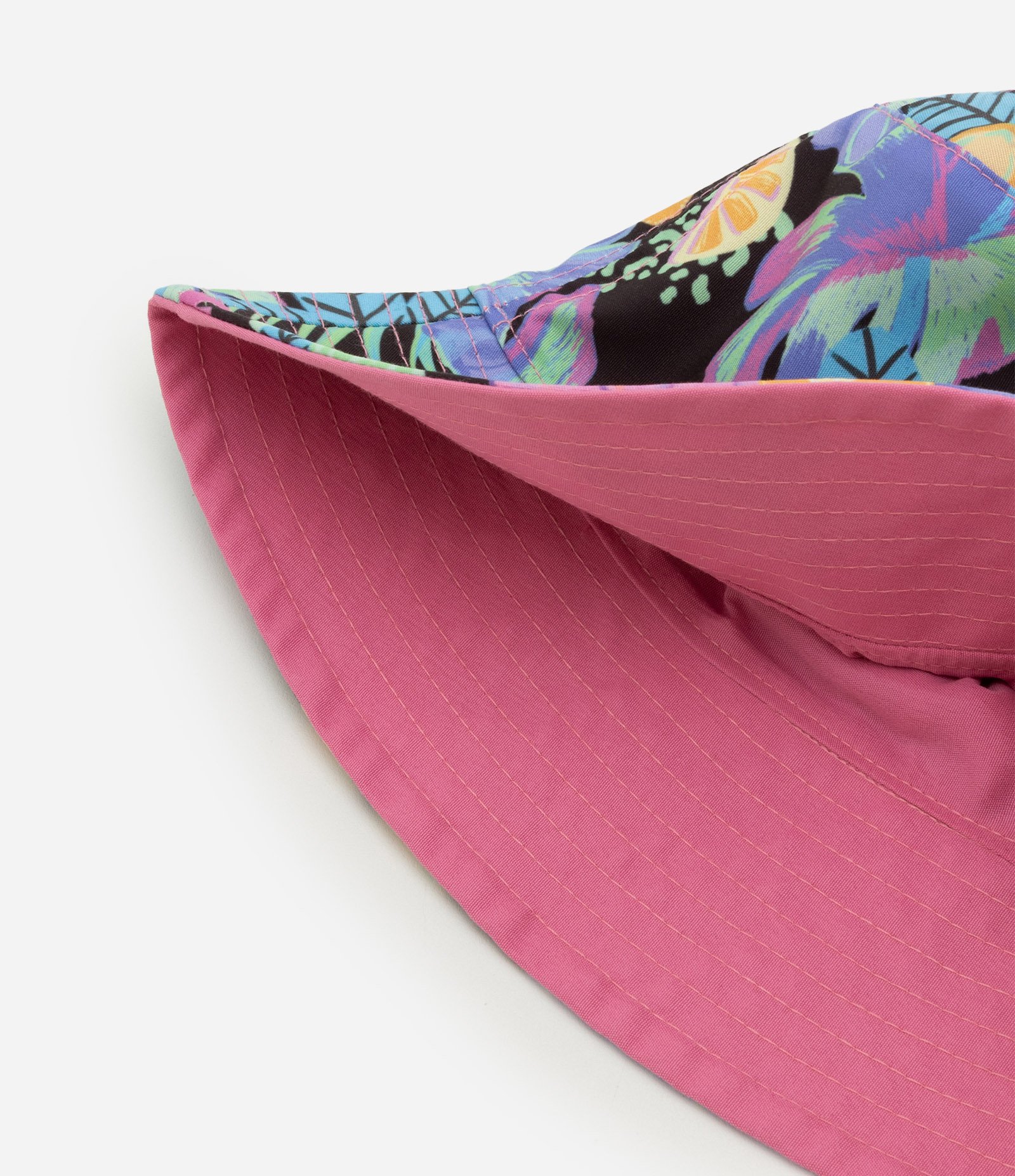 Chapéu Infantil Bucket Reversível com Estampa Floral - Tam Único Multicores 3