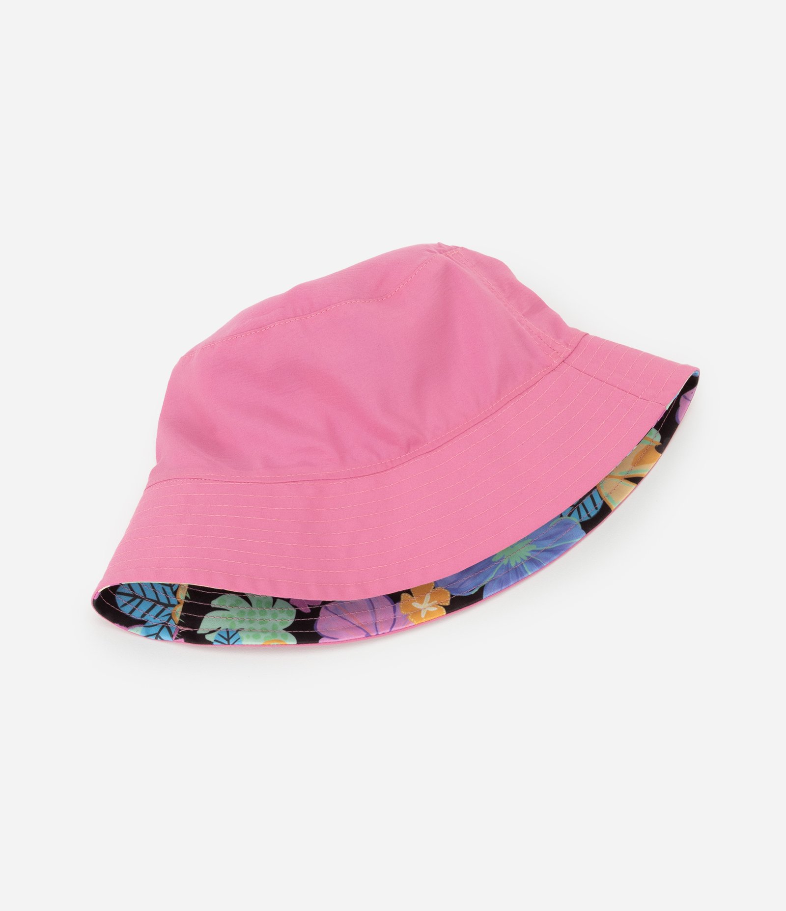Chapéu Infantil Bucket Reversível com Estampa Floral - Tam Único Multicores 4