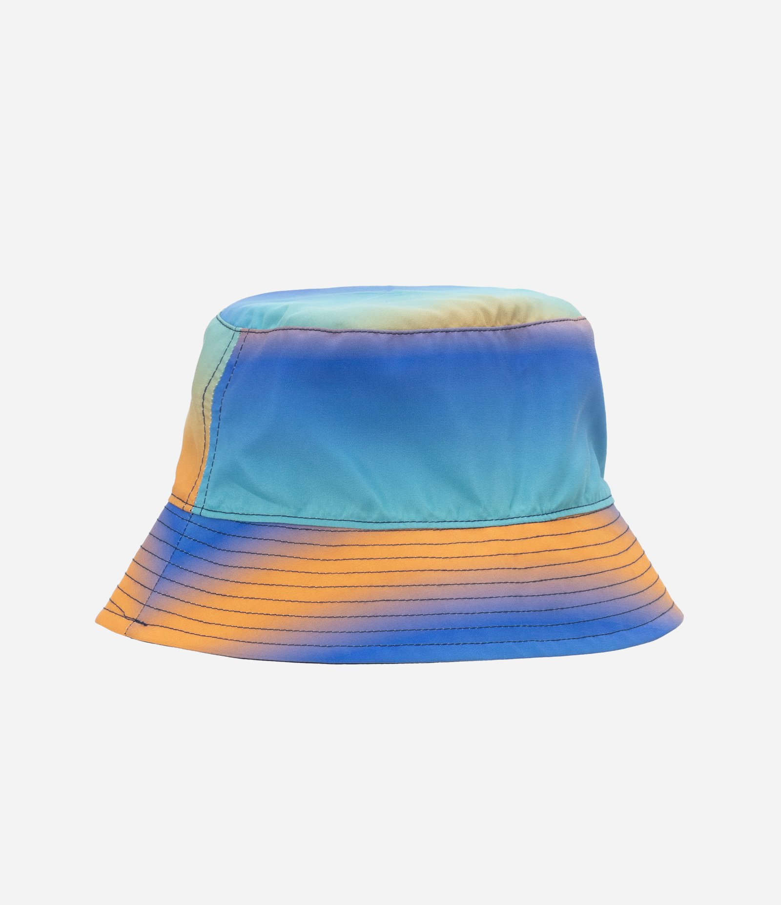 Chapéu Bucket Infantil Reversível com Efeito Dip Dye Azul/Laranja 1