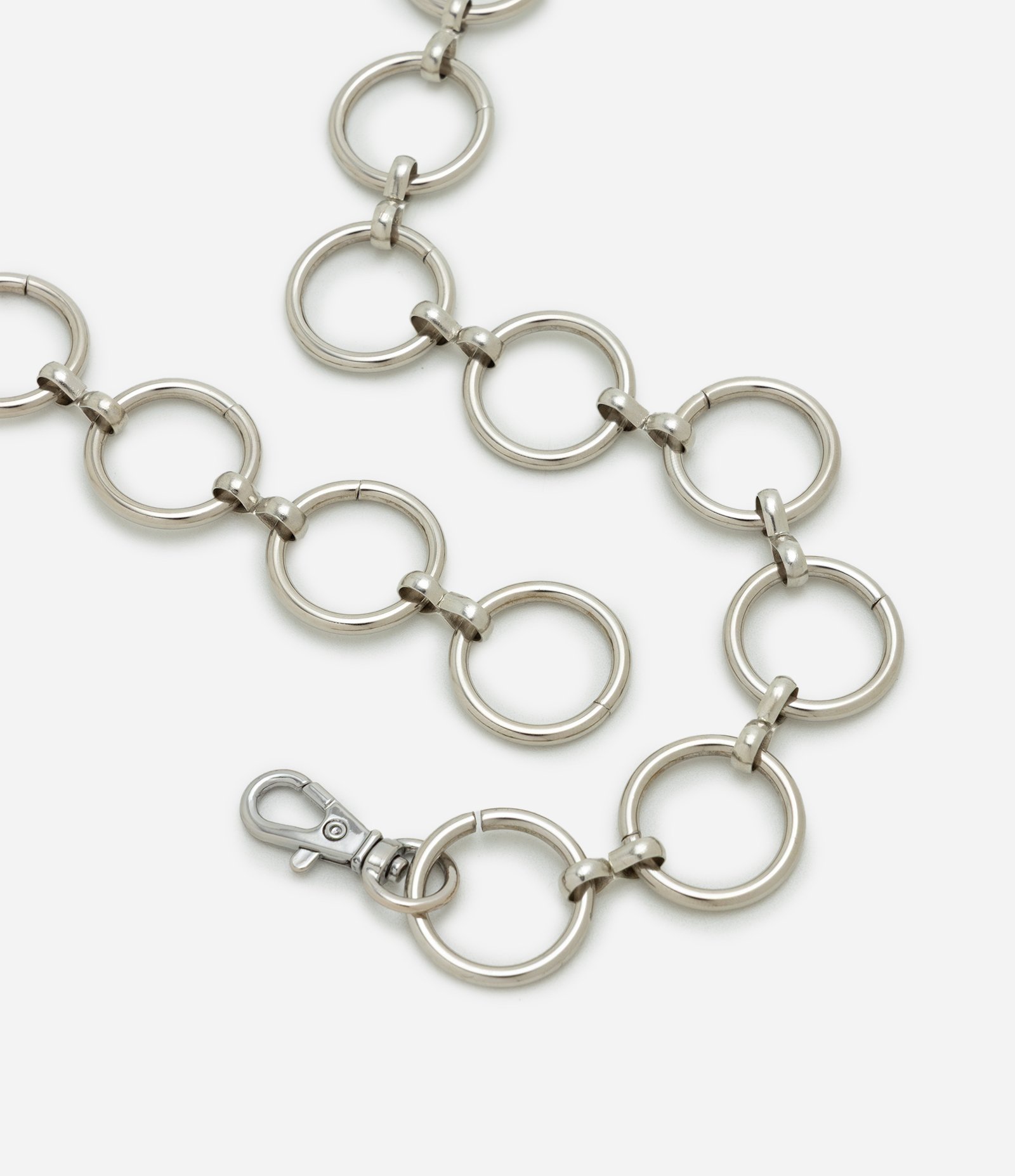 Cinto com Argolas Metalizadas Prata 3