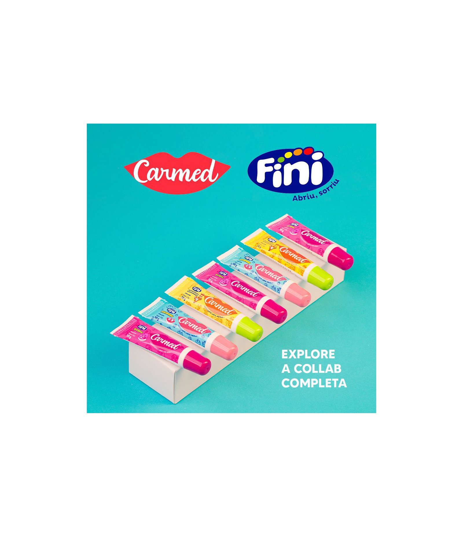 Hidratante Labial Dentadura Fini 10g Carmed Glossy 6