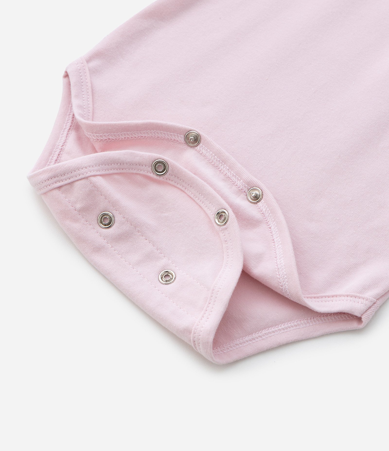 Body Infantil com Detalhe Picueta - Tam RN a 18 Meses Rosa Claro 5