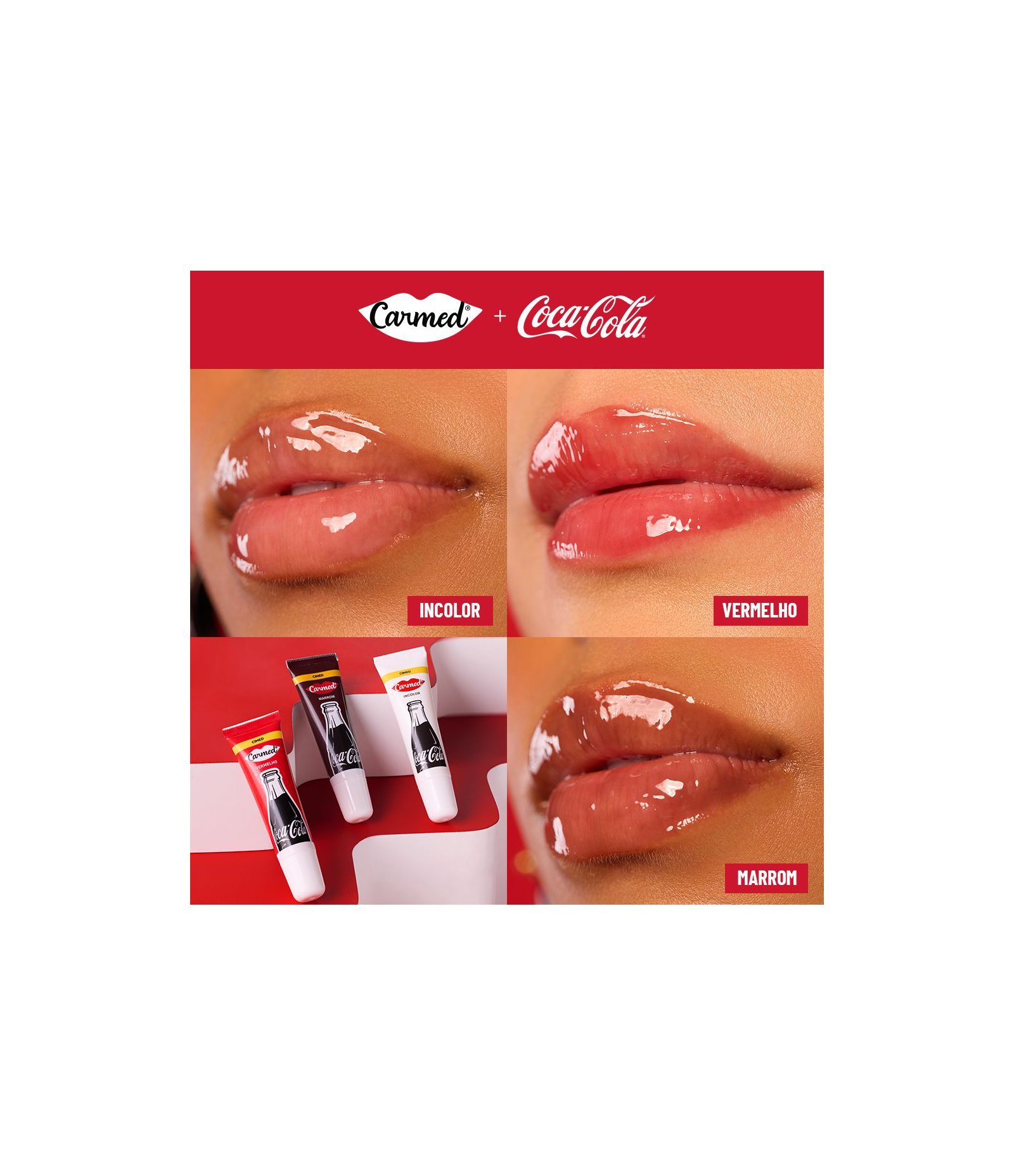 Hidratante Labial BG Coca Cola Carmed Incolor 6