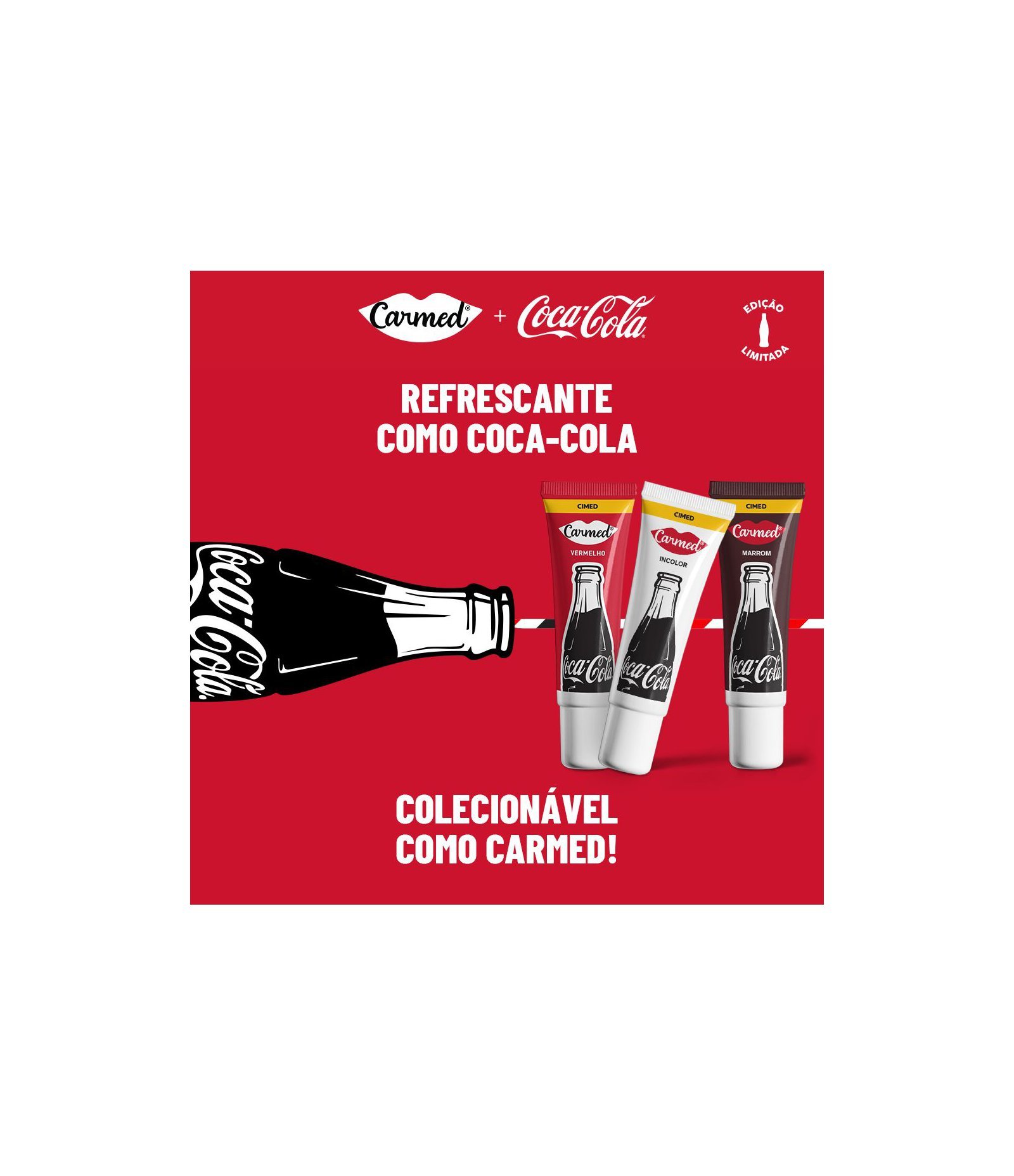 Hidratante Labial BG Coca Cola Carmed Incolor 8