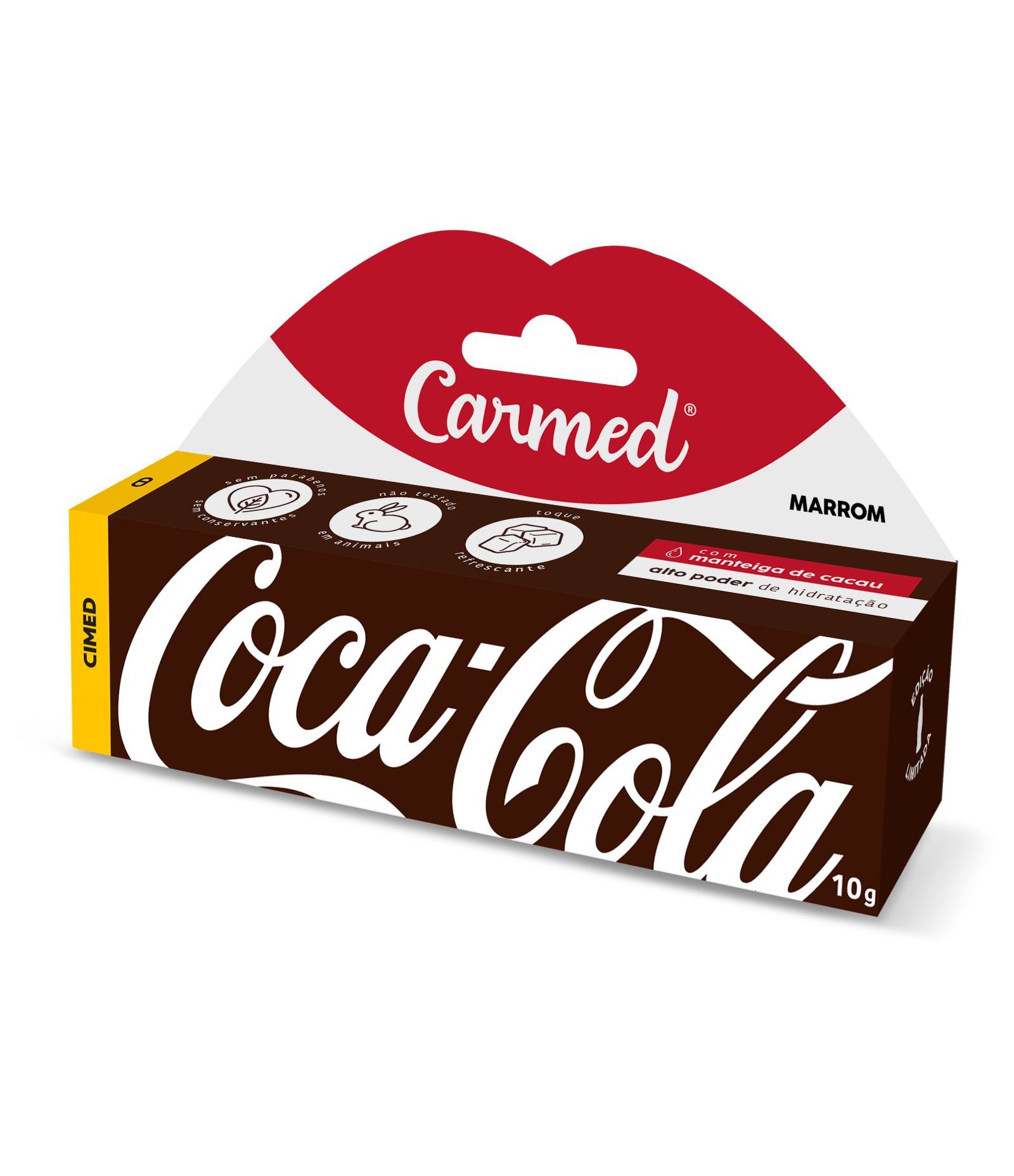 Hidratante Labial BG Coca Cola Carmed Marrom 1