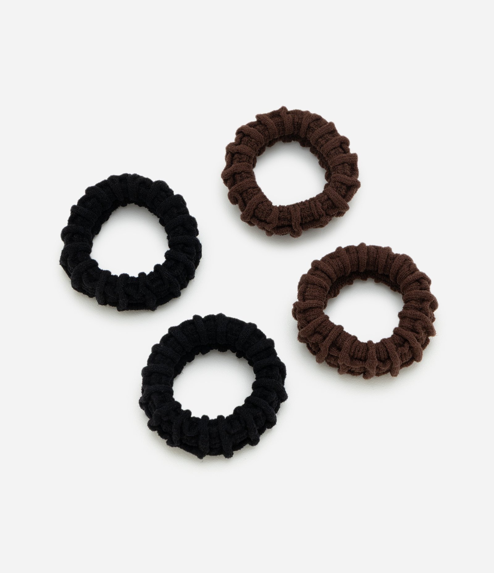 Kit 04 Elásticos de Cabelo Texturizados Multicores 1