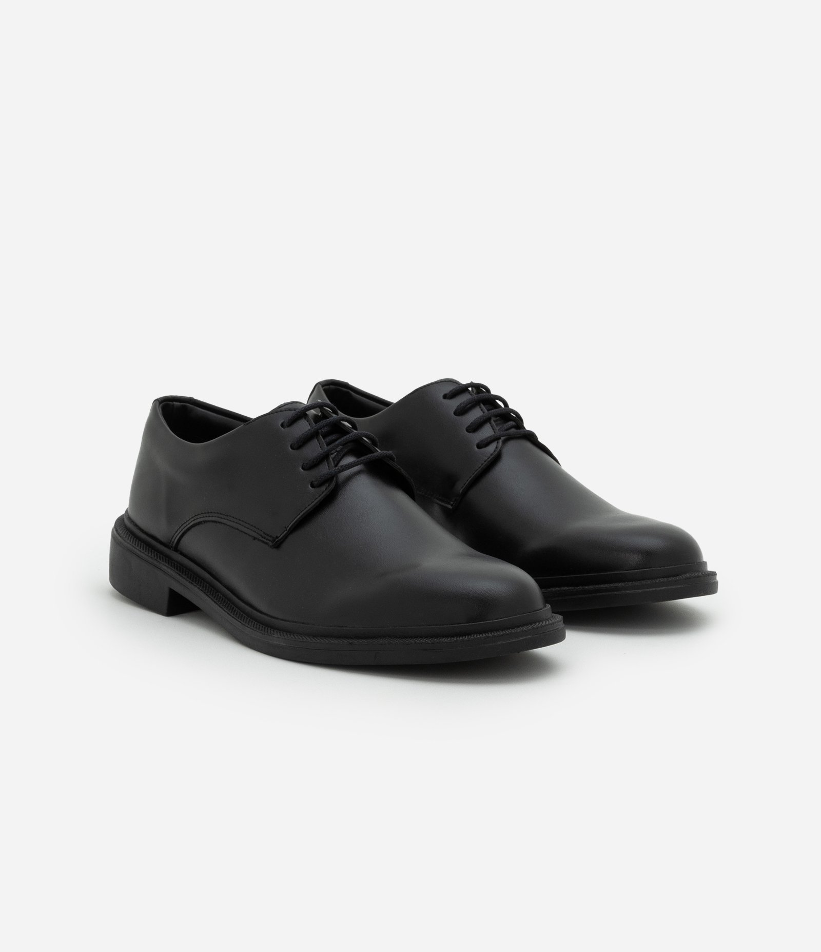 Sapato Oxford com Biqueira Arredondada Preto 2