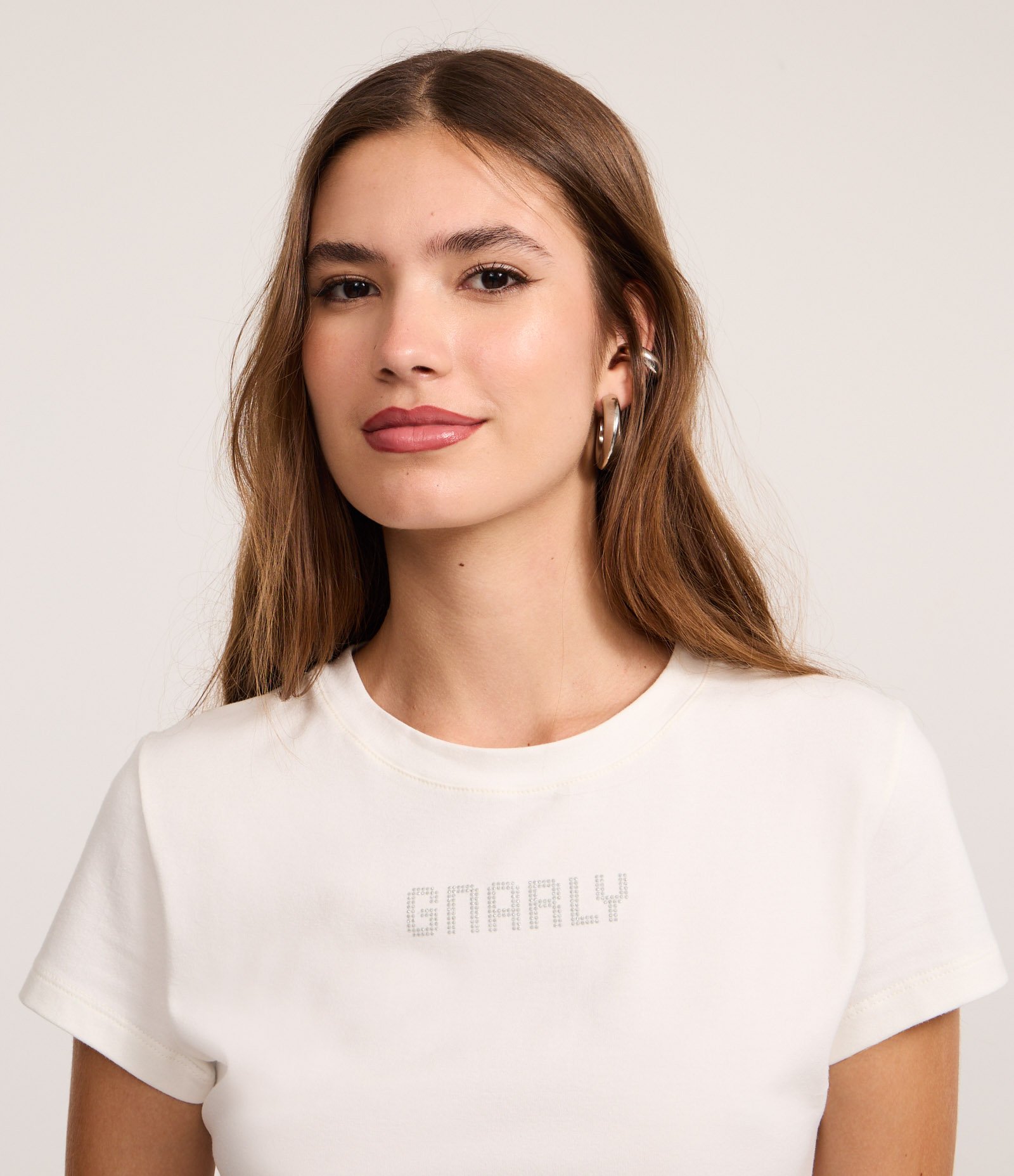 Camiseta New T-shirt com Estampa Gnarly Branco 1