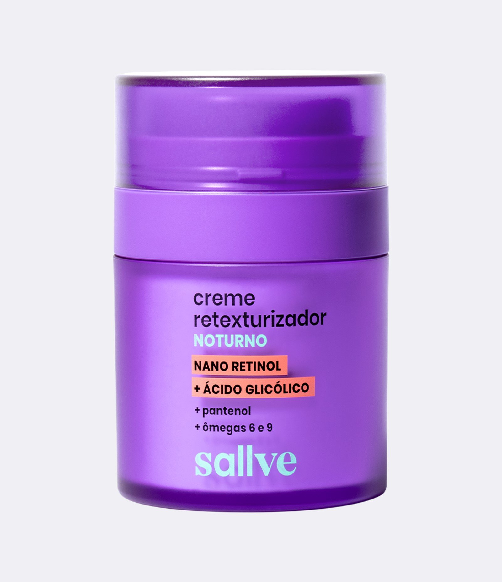 Creme Retexturizador Noturno Sallve 30G 1