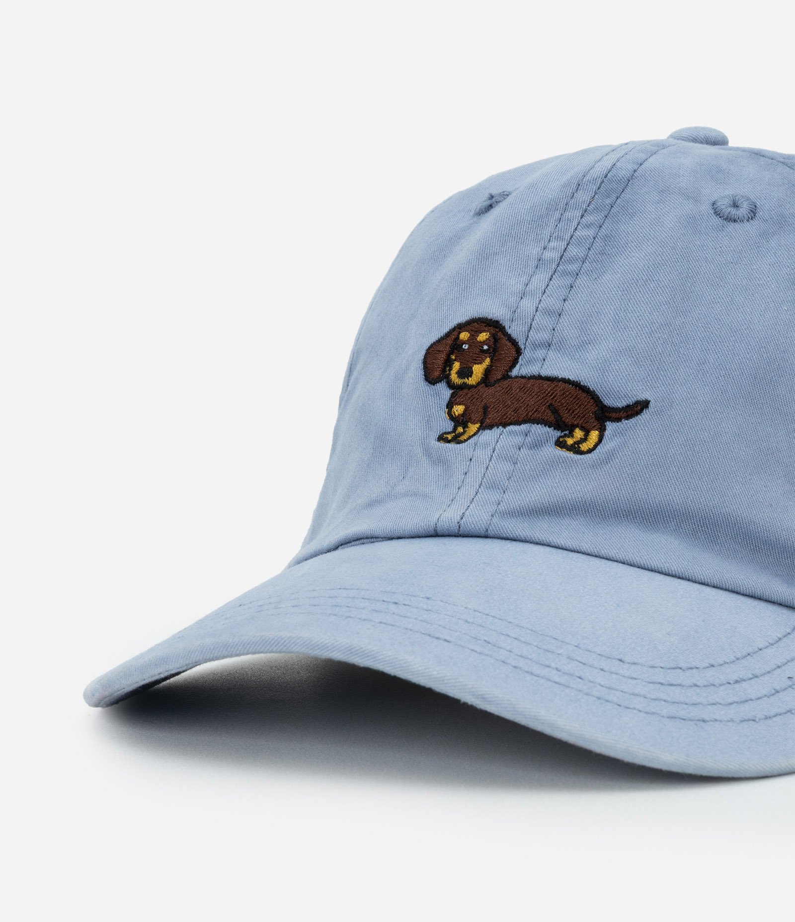 Boné Infantil em Sarja com Bordado Cãozinho Azul Jeans 4