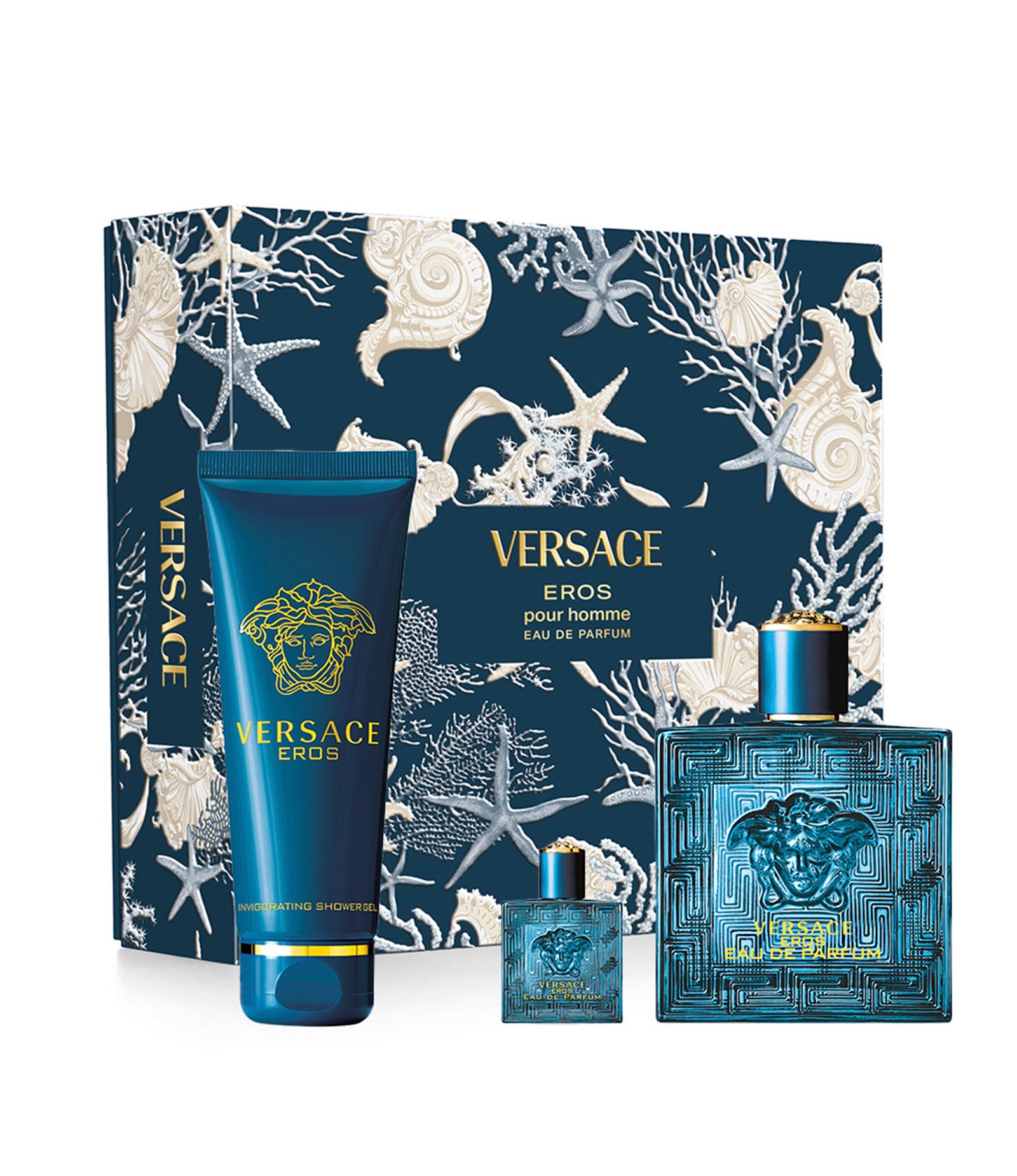 Kit Eros EDP 100ml + Bath & Shower Gel 150ml + EDP 5ml KIT 1