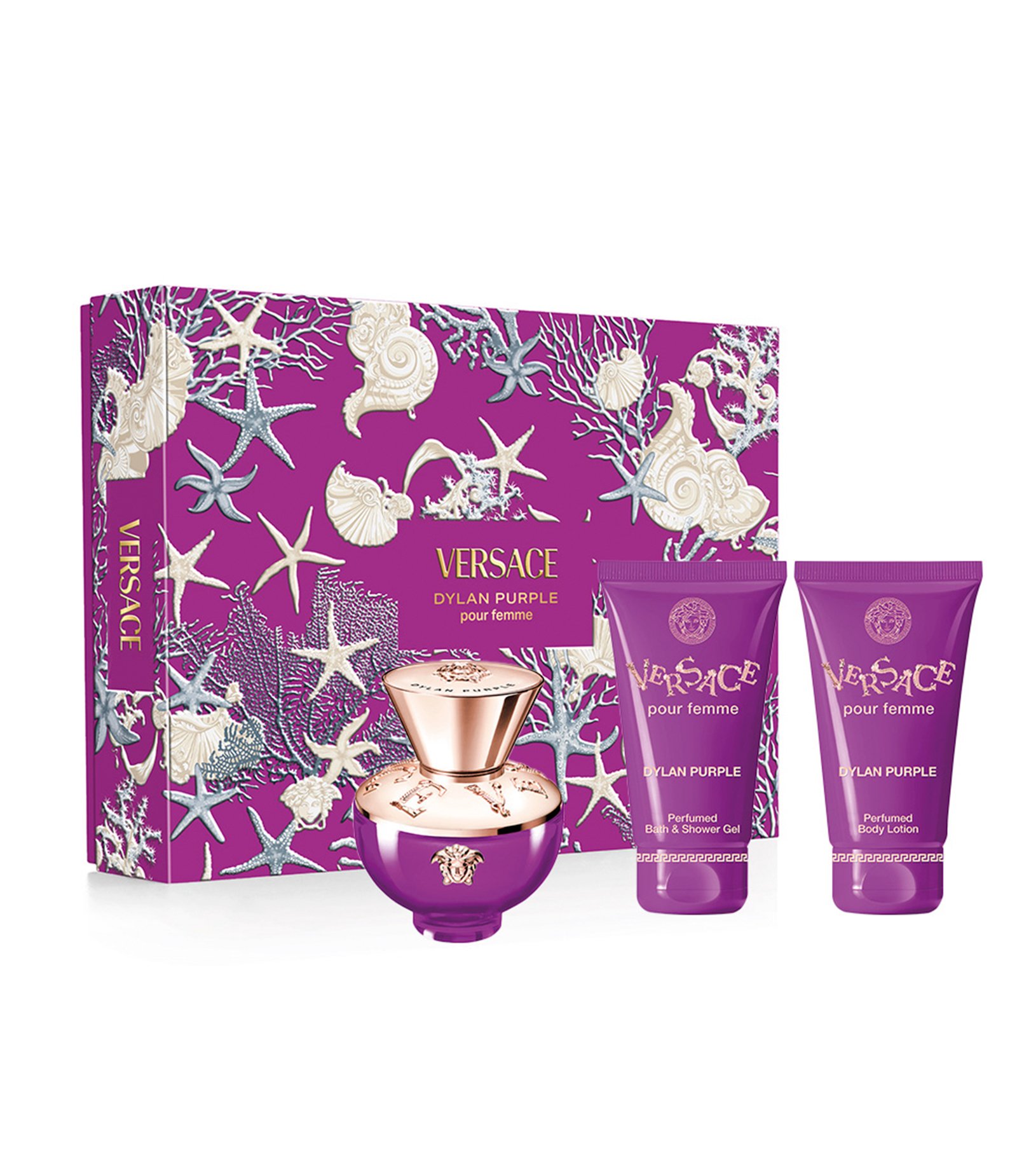 Kit Dylan Purple EDP 50 + Bath & Shower Gel 50 + Loção Corporal 50 KIT 1