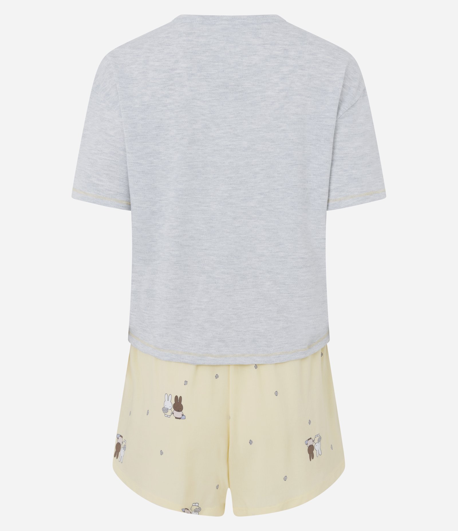 Pijama Curto em Viscose com Estampa Miffy Multicores 2