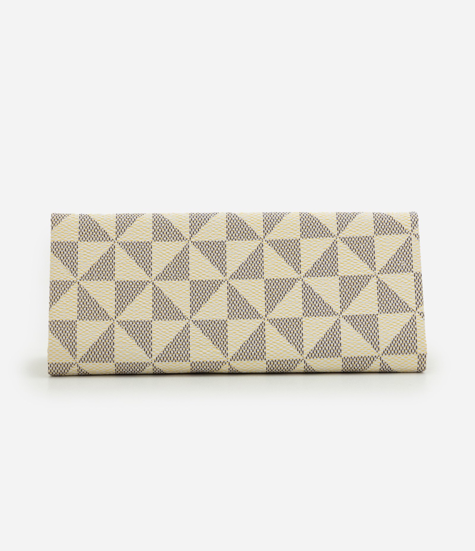 Estojo de Óculos em PU com Estampa Triângulos Off White 3