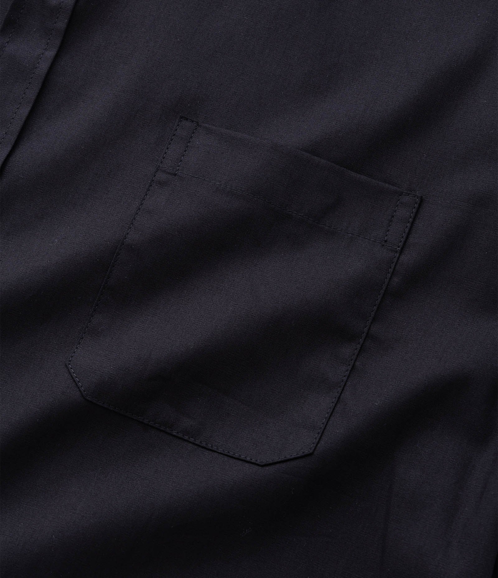 Camisa Relaxed em Algodão com Bolso Preto 4