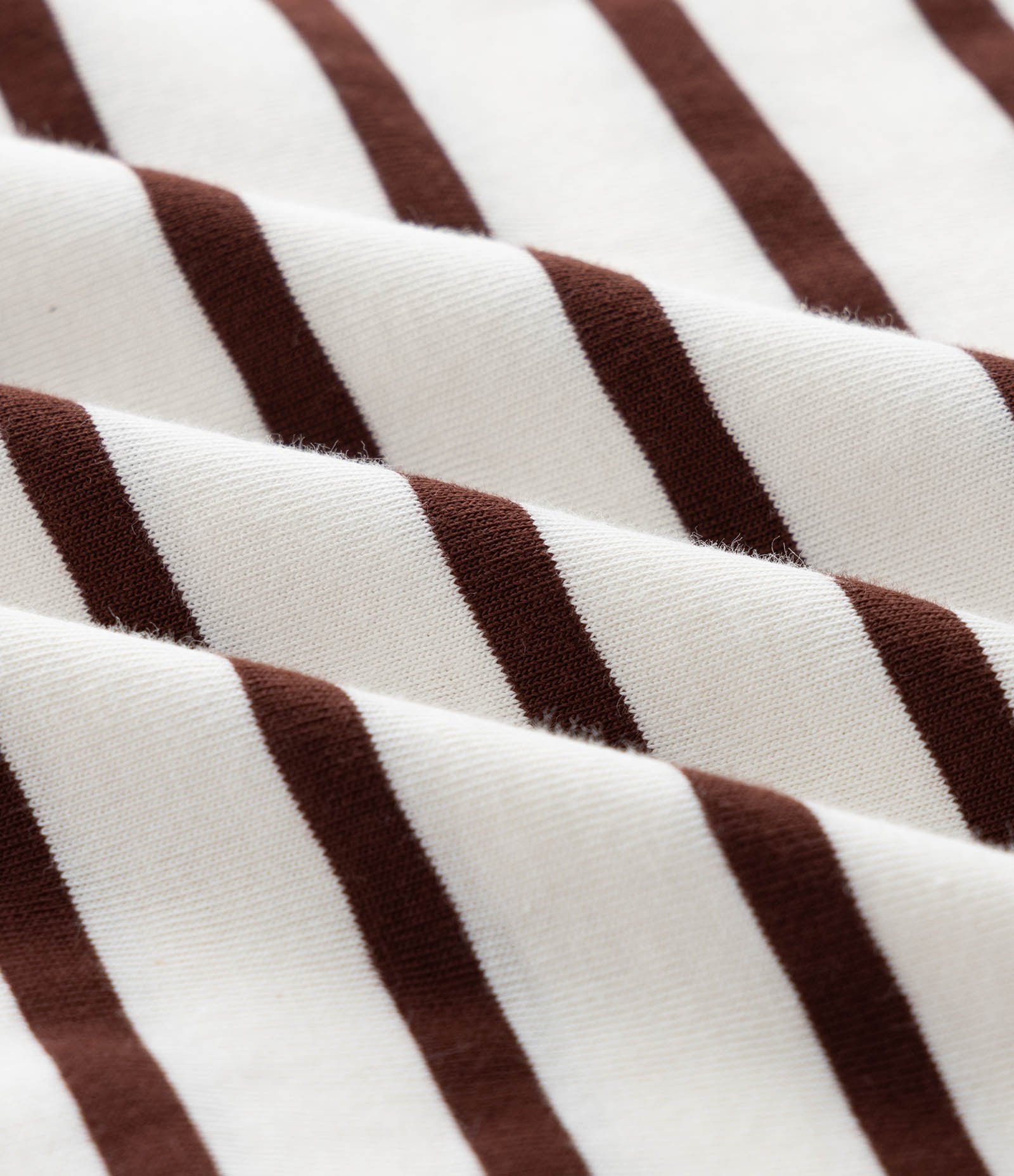 Camiseta Infantil Listrada em Fio Tinto - Tam 5 a 14 Anos Branco/Vermelho 3