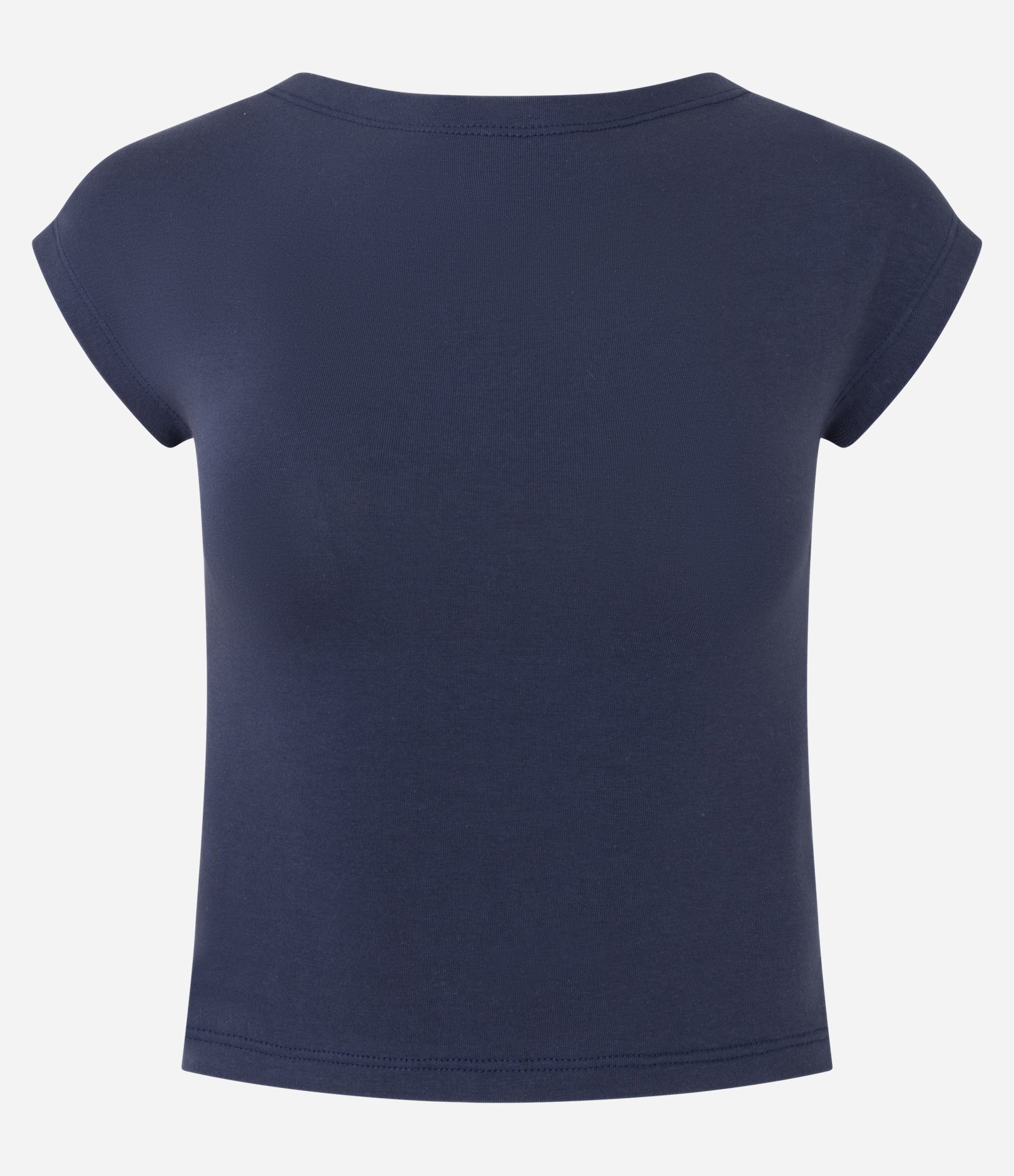 Blusa em Cotton com Costas Abertas Azul 1