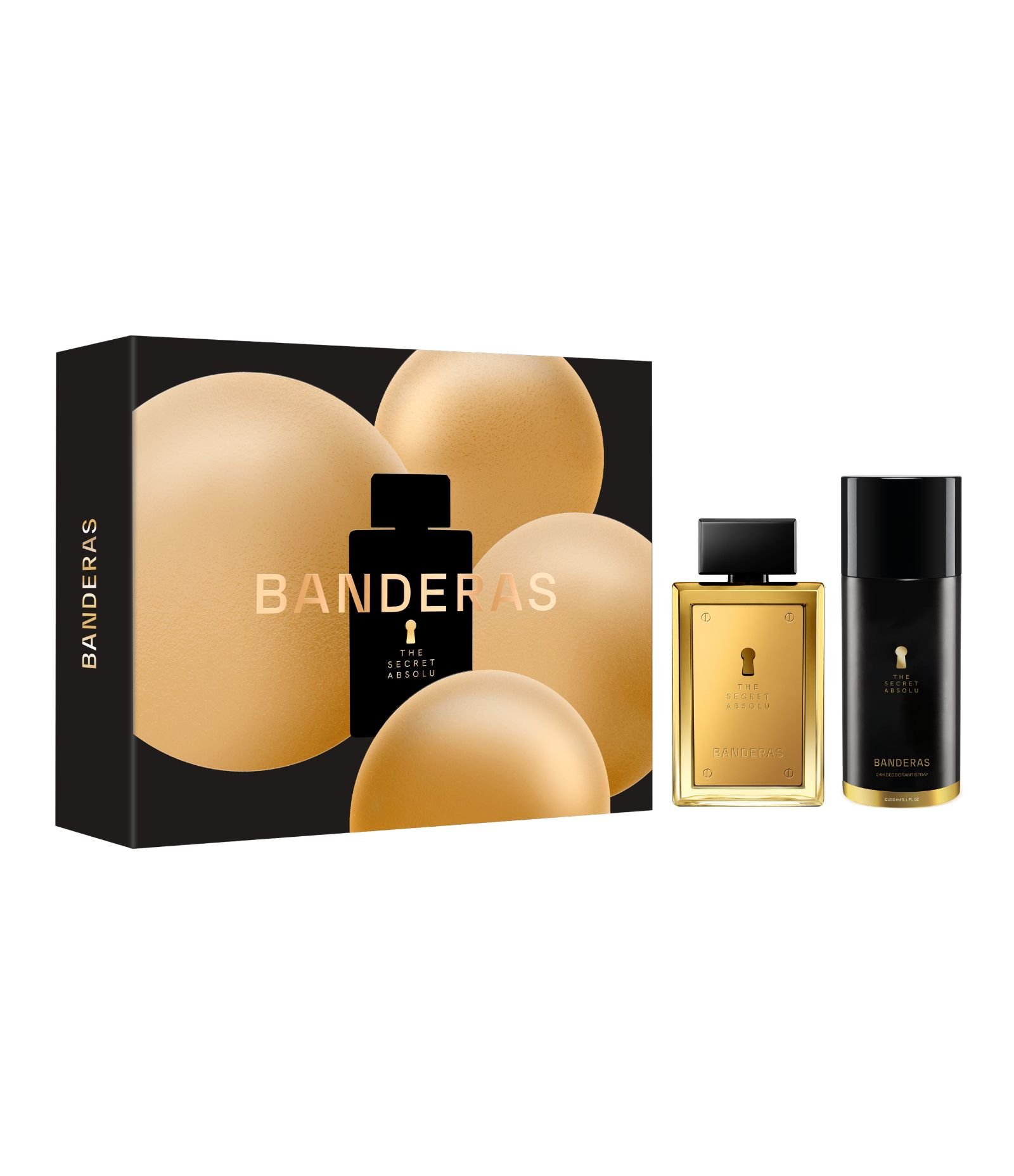 Kit Banderas The Secret EDT 100ml + Desodorante Spray 150ml KIT 1