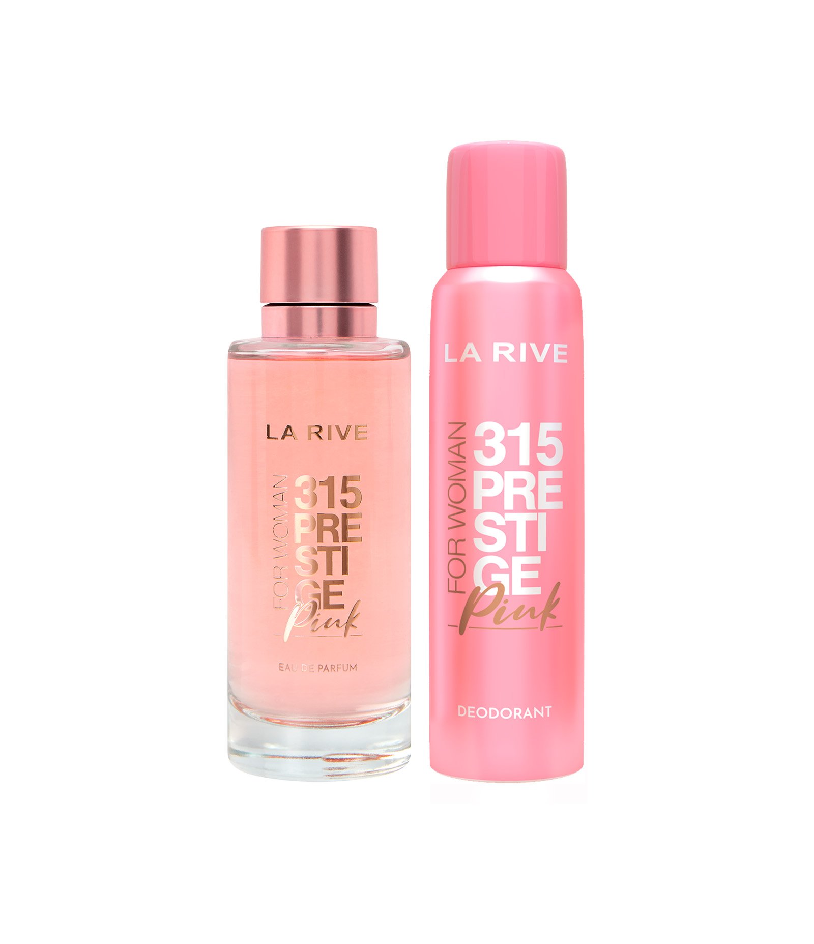 Kit La Rive 315 Prestige Pink EDP 100ml + Desodorante 150ml KIT 4