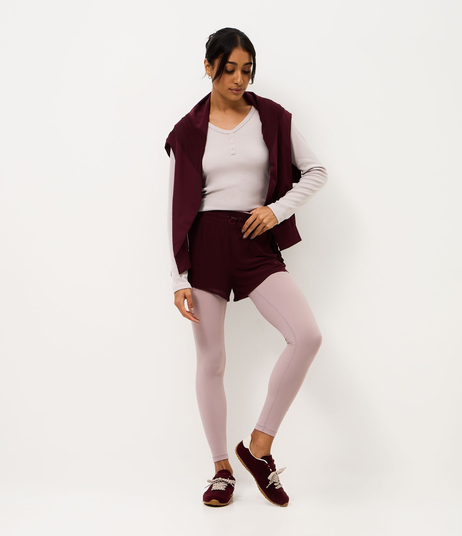 Blusa de Pijama Regular em Ribana com Botões Cinza 2