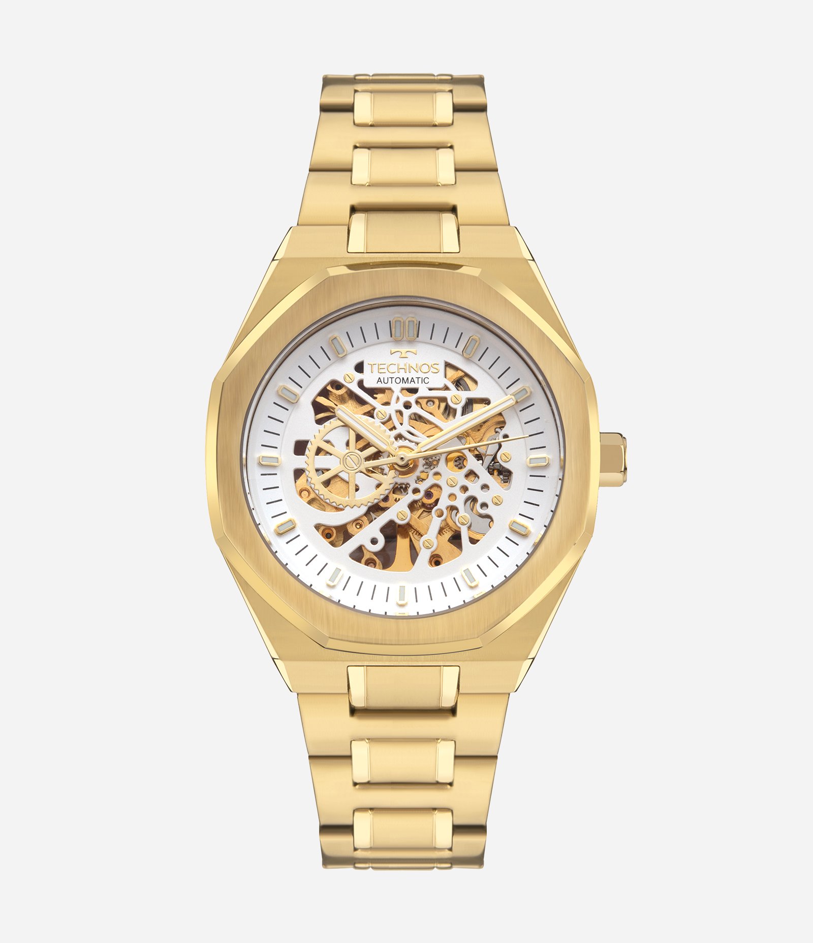 Relógio Analógico AçoTechnos Dourado 1