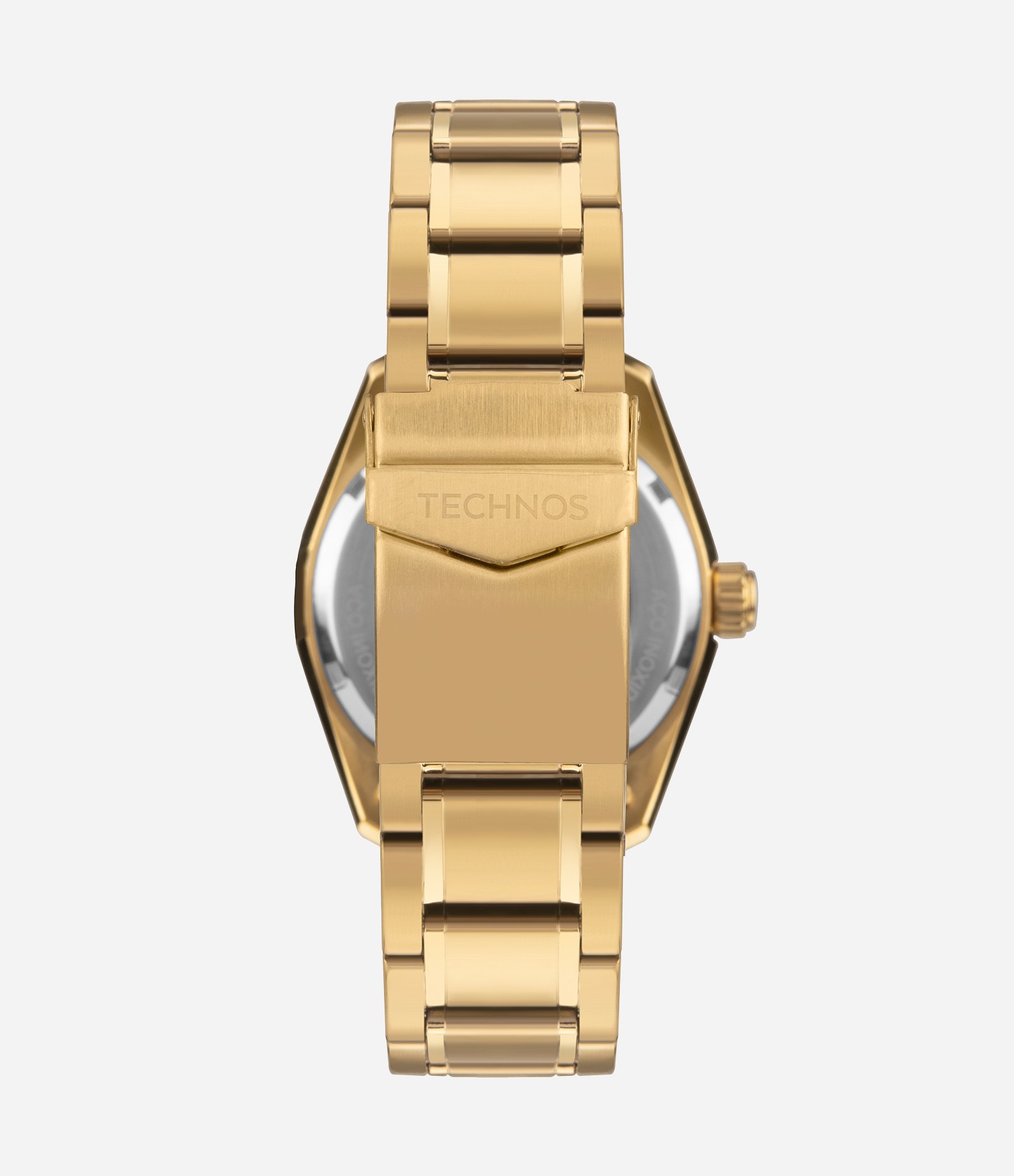 Relógio Analógico Aço Technos Dourado 3