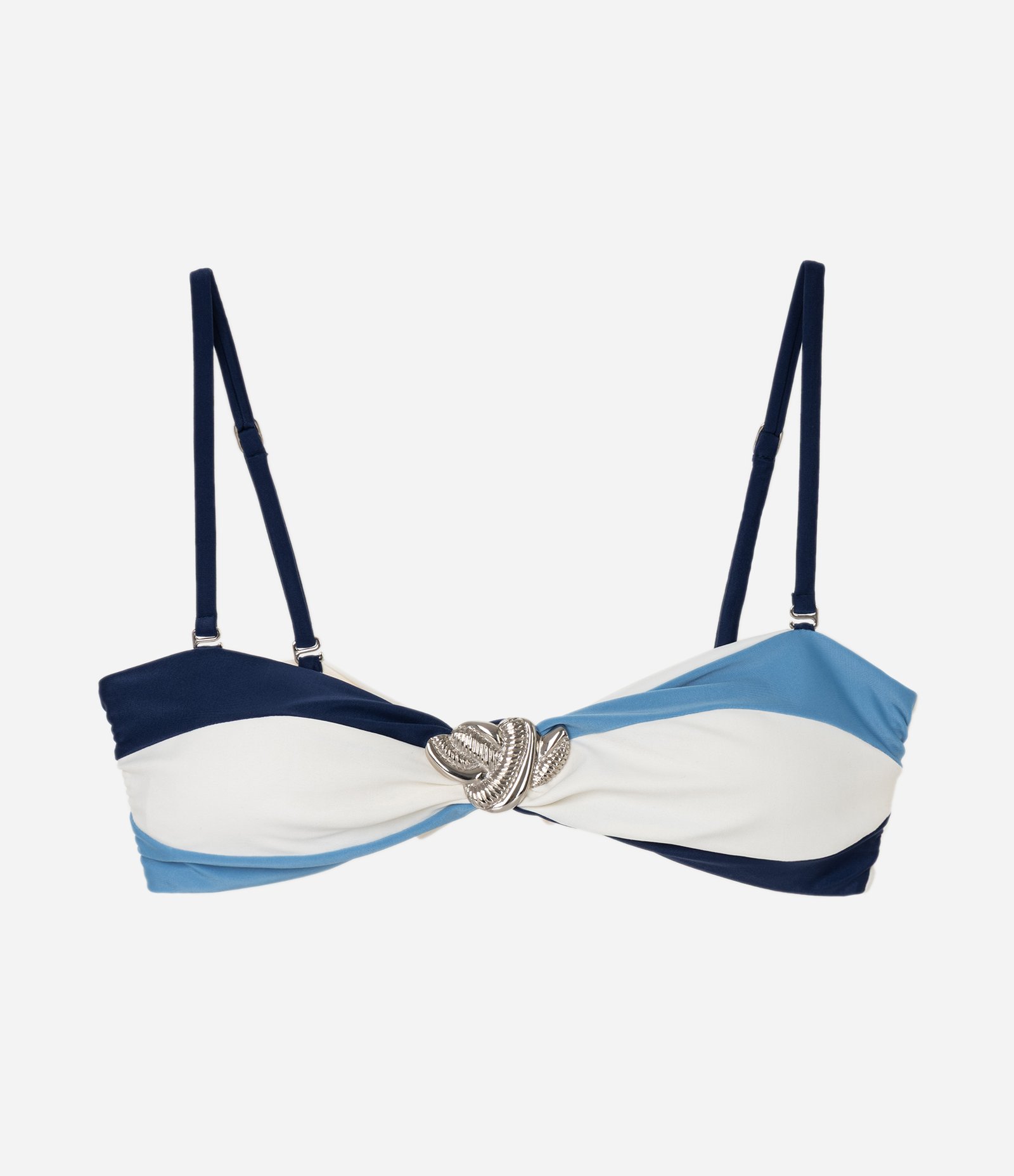 Biquini Top Bandeau em Microfibra com Alça Removível Multicores 6