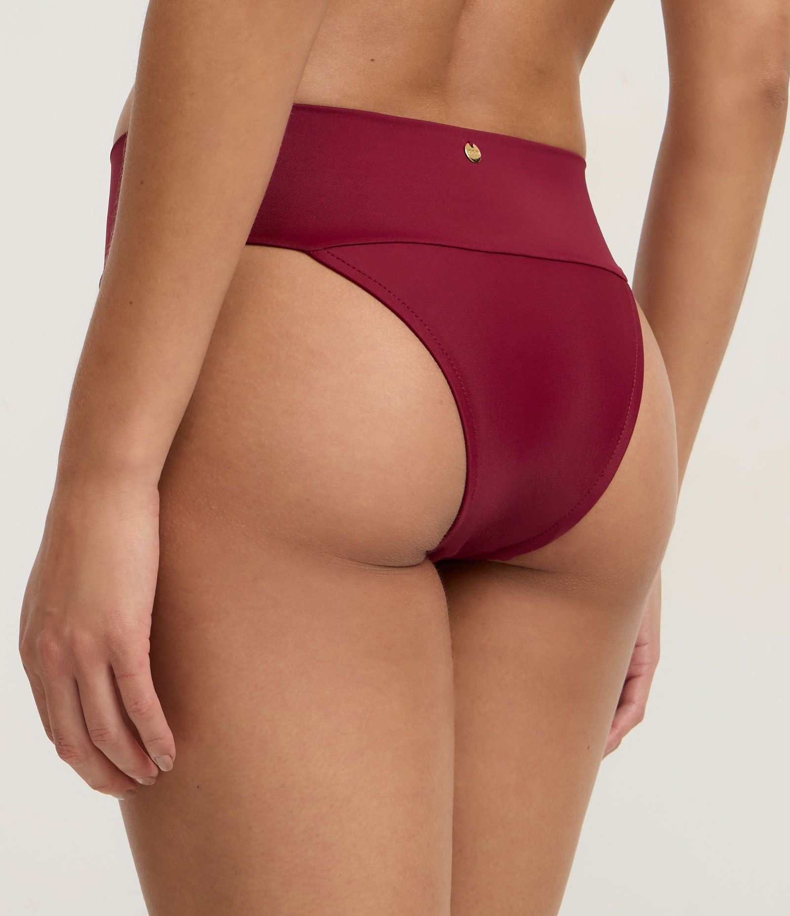 Biquini Calcinha em Microfibra com Pala Larga Vermelho 3