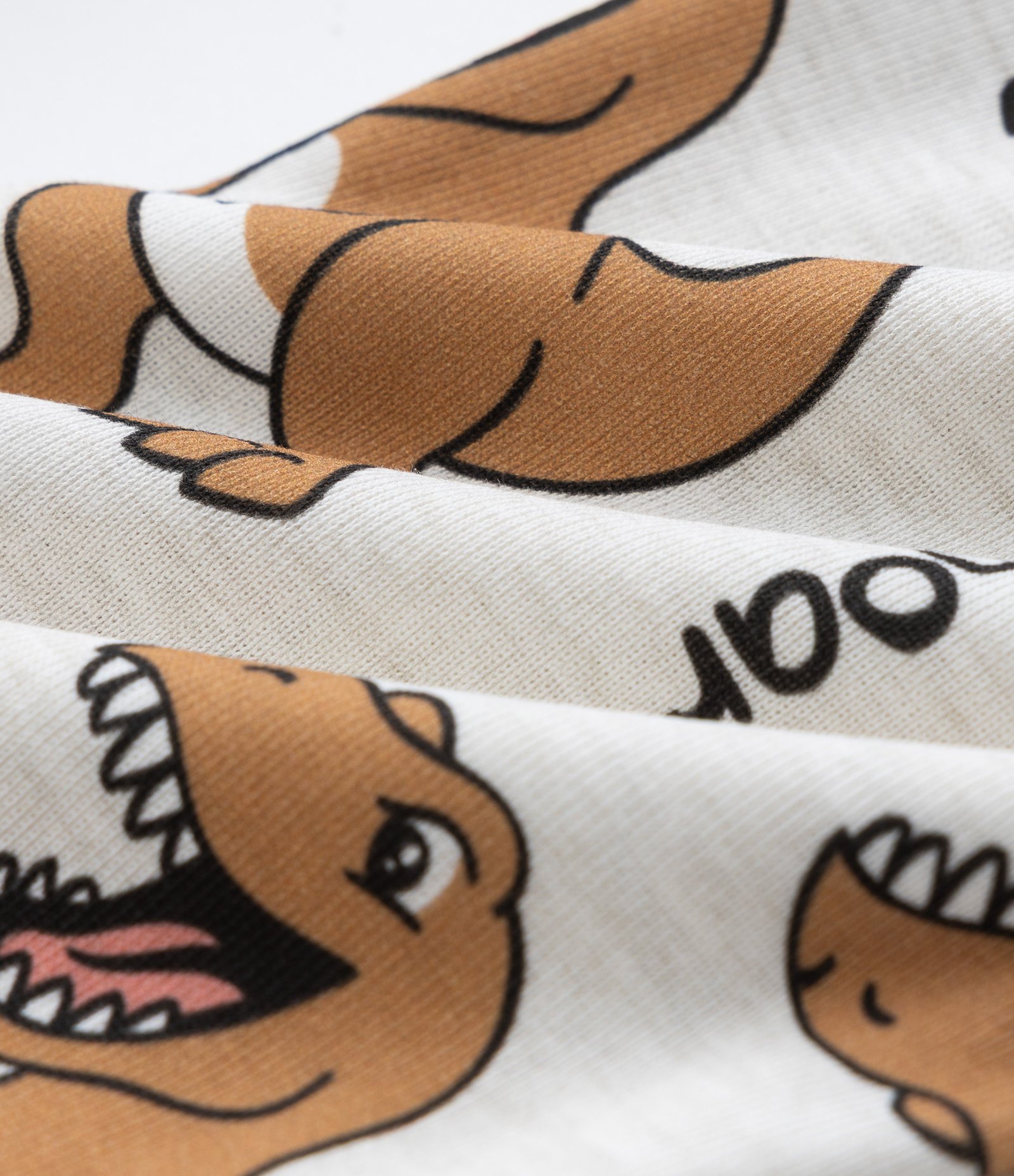 Pijama Infantil com Dinossauro e Crista 3D – Tam 1 a 6 Anos Verde Oliva/Off White 8