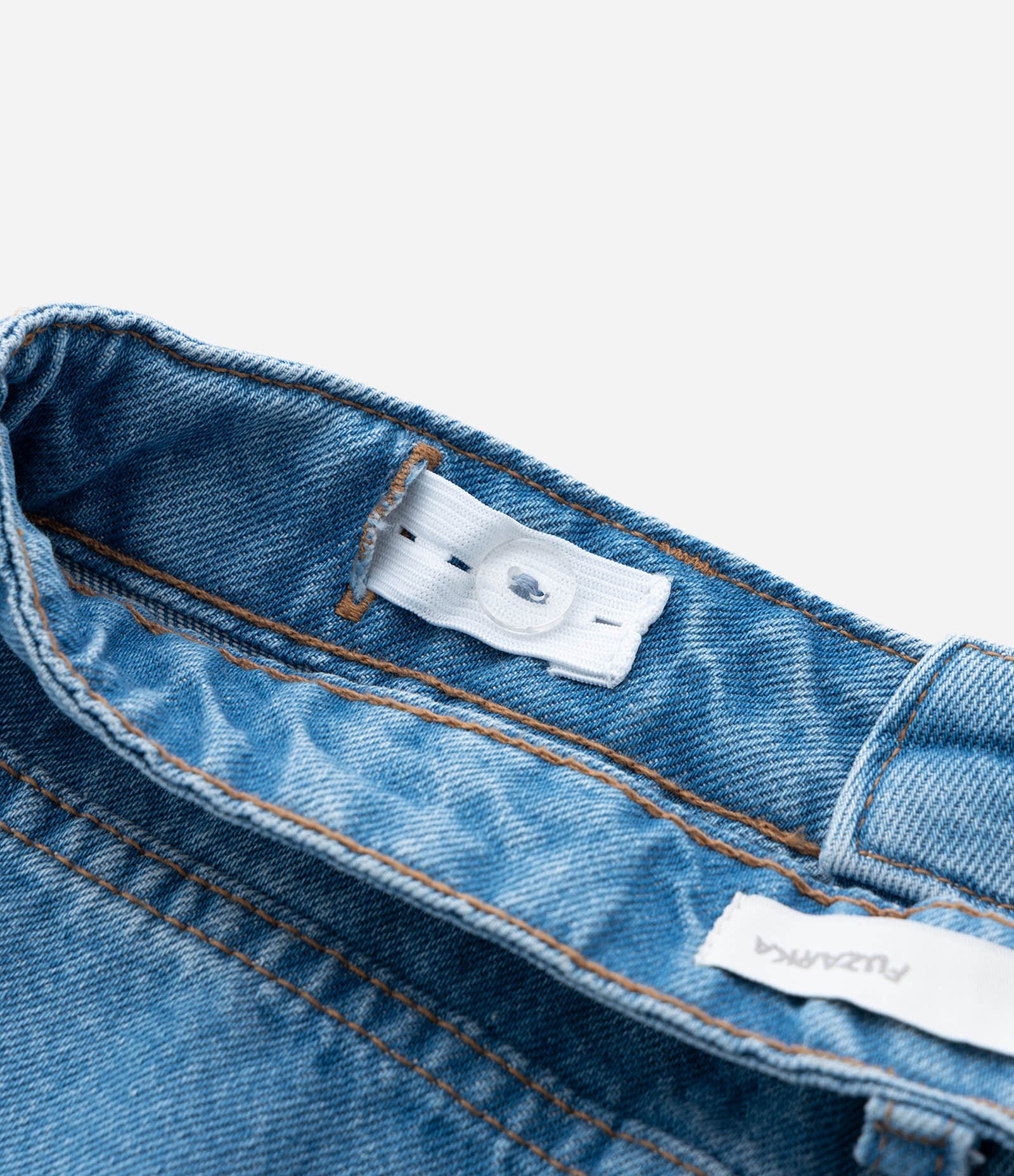 Short Saia Infantil em Jeans com Pingentes Metálicos – Tam 7 a 16 Anos Azul 6