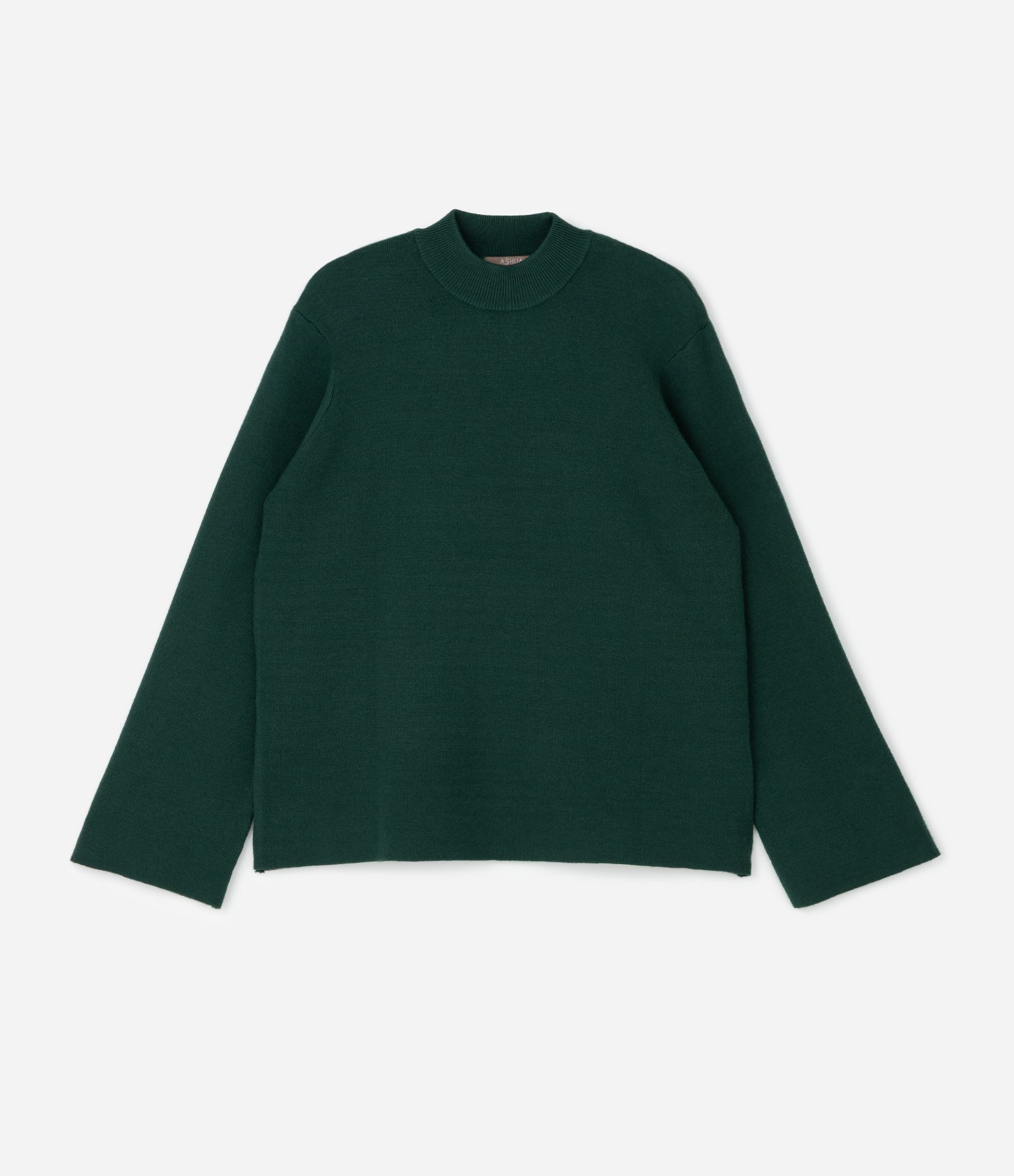 Casaco em Tricô Fino com Manga Flare Curve & Plus Size Verde 1