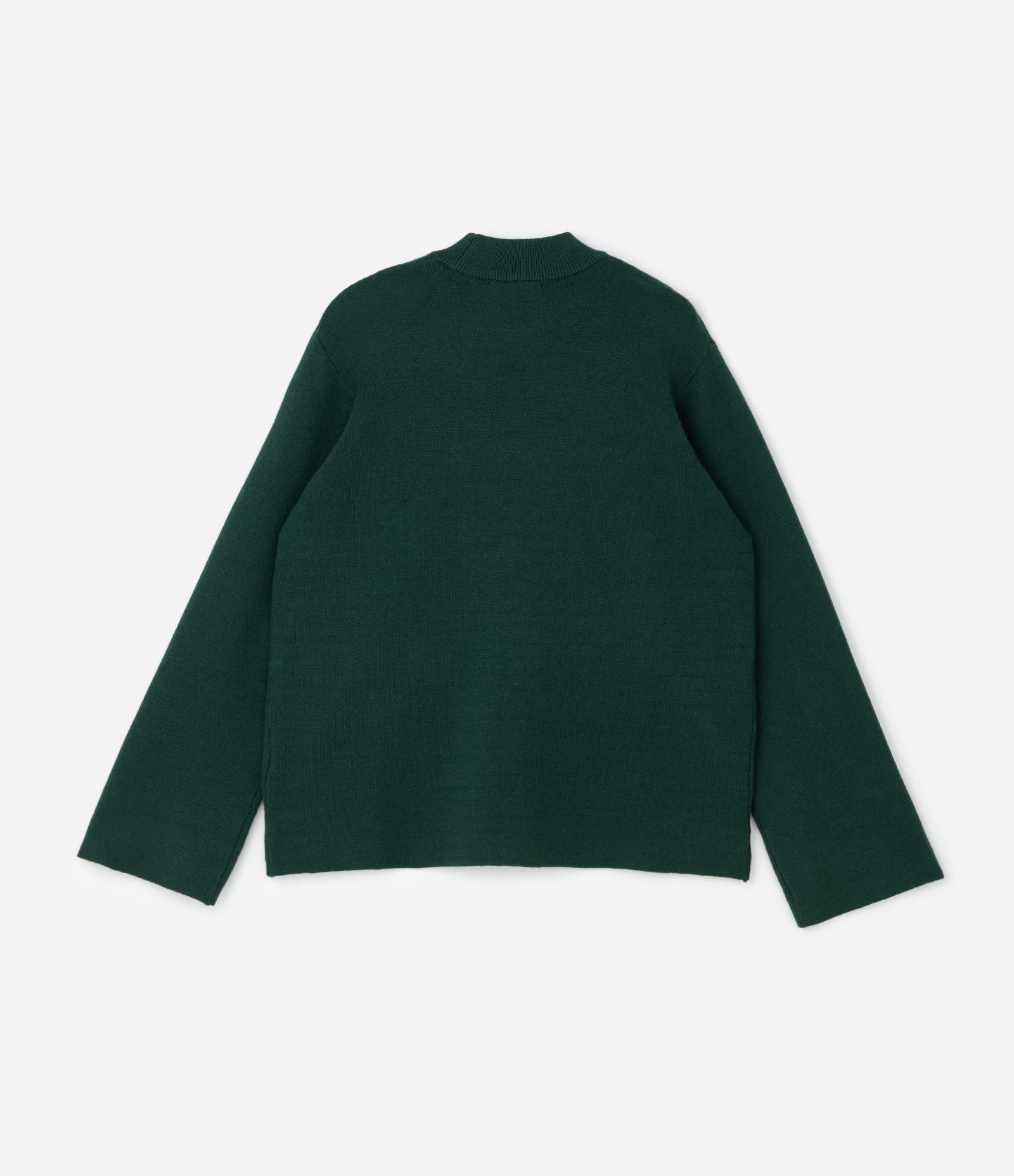 Casaco em Tricô Fino com Manga Flare Curve & Plus Size Verde 2