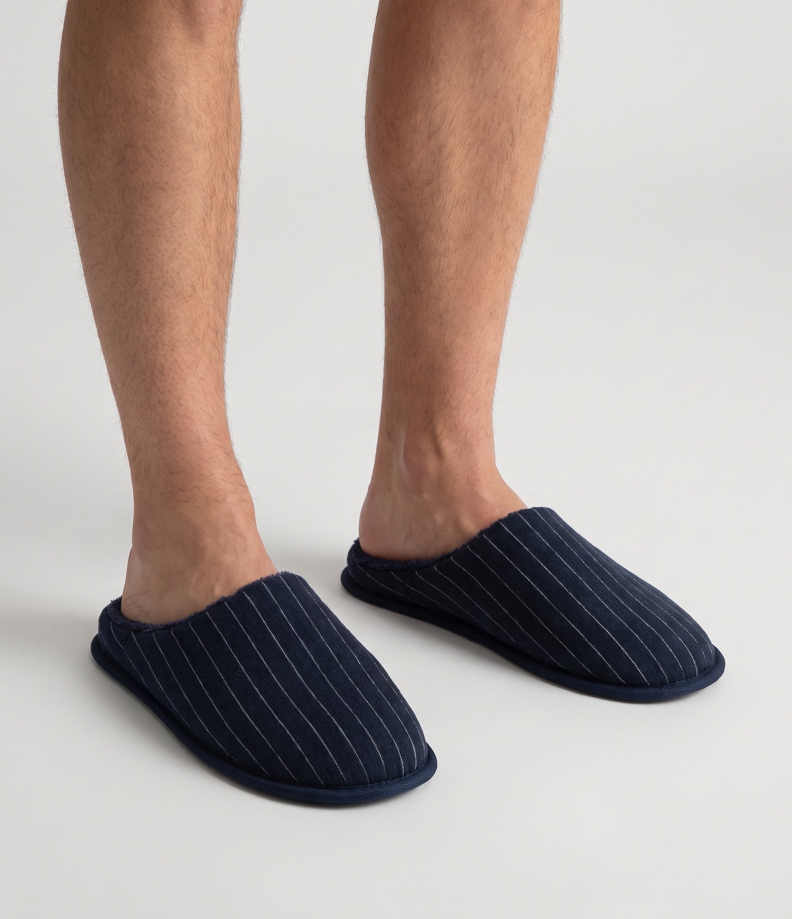 Pantufa Chinelo Slipper Listrada Azul 1