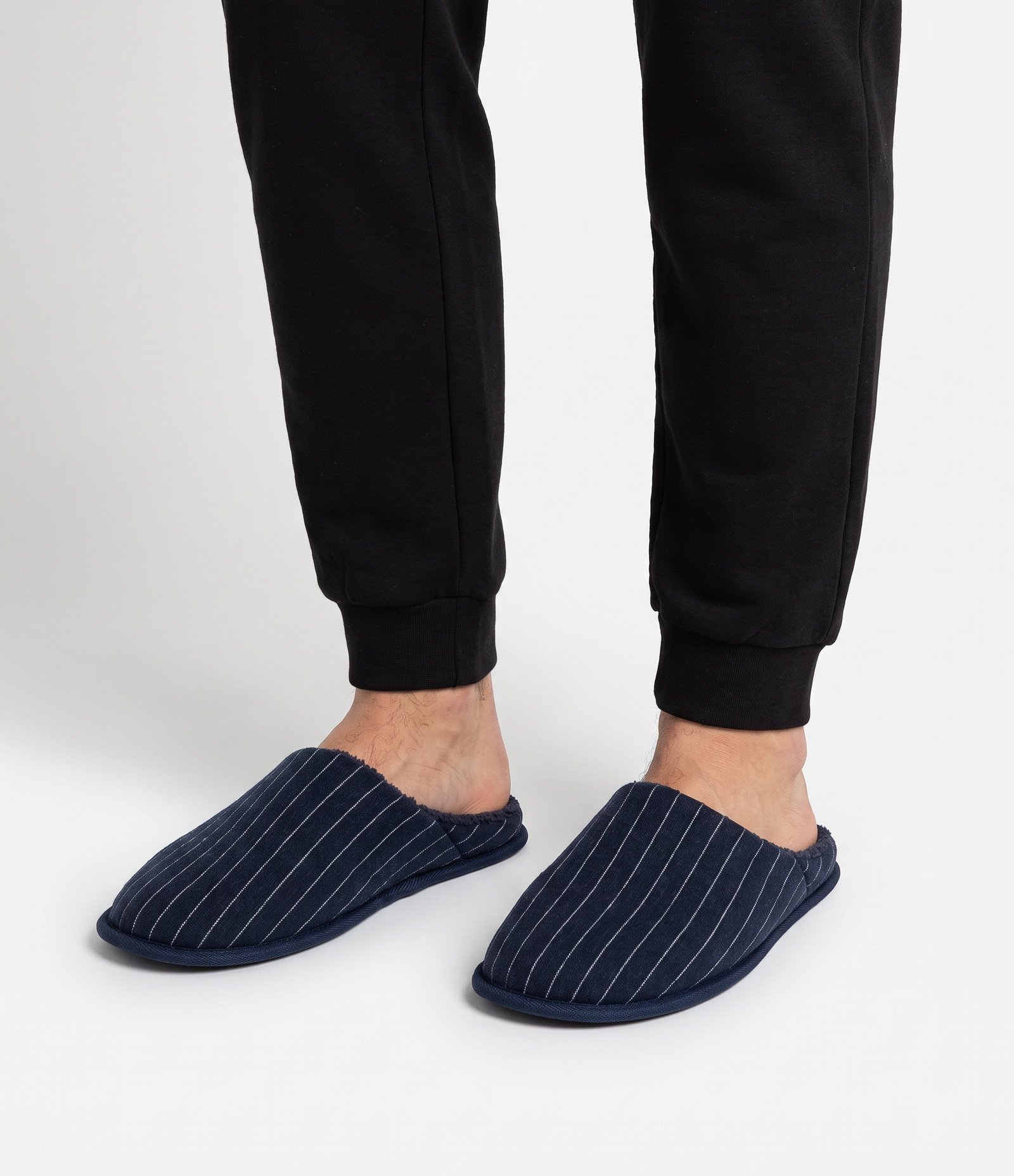 Pantufa Chinelo Slipper Listrada Azul 2