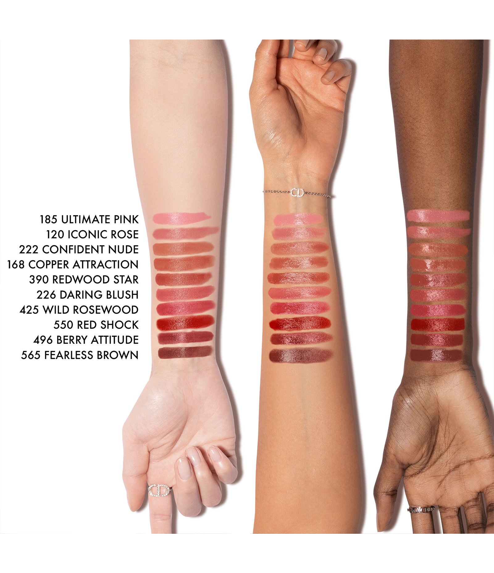 Batom Rouge On Stage Shine Dior 496 Berry Attitude 3