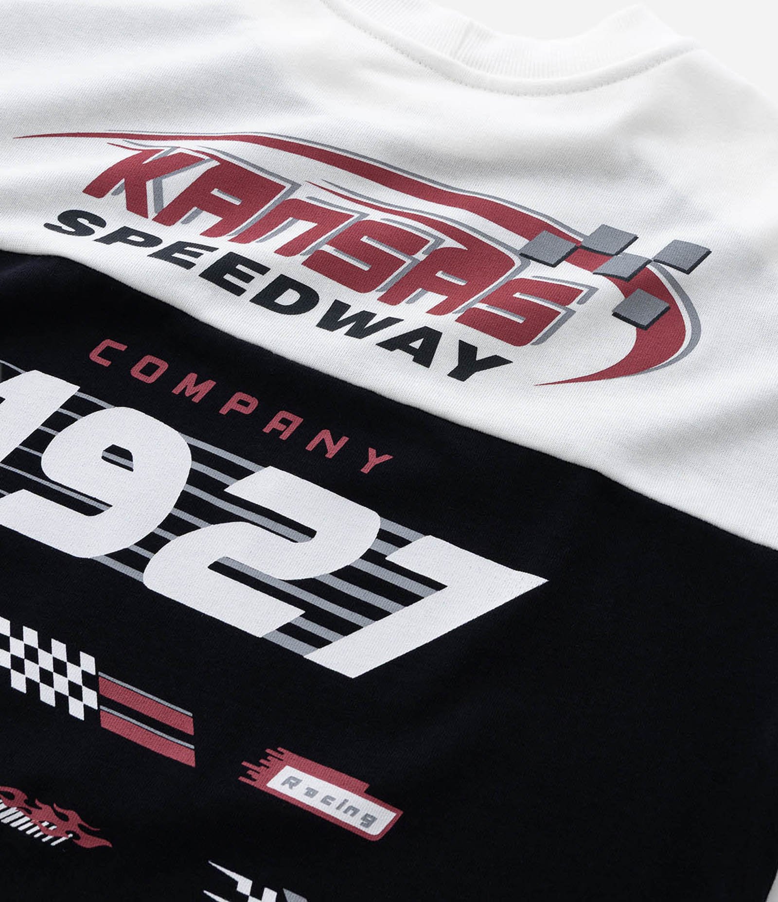 Camiseta Infantil Esportiva Space Race em Interlock – Tam 5 a 14 Anos Preto 6