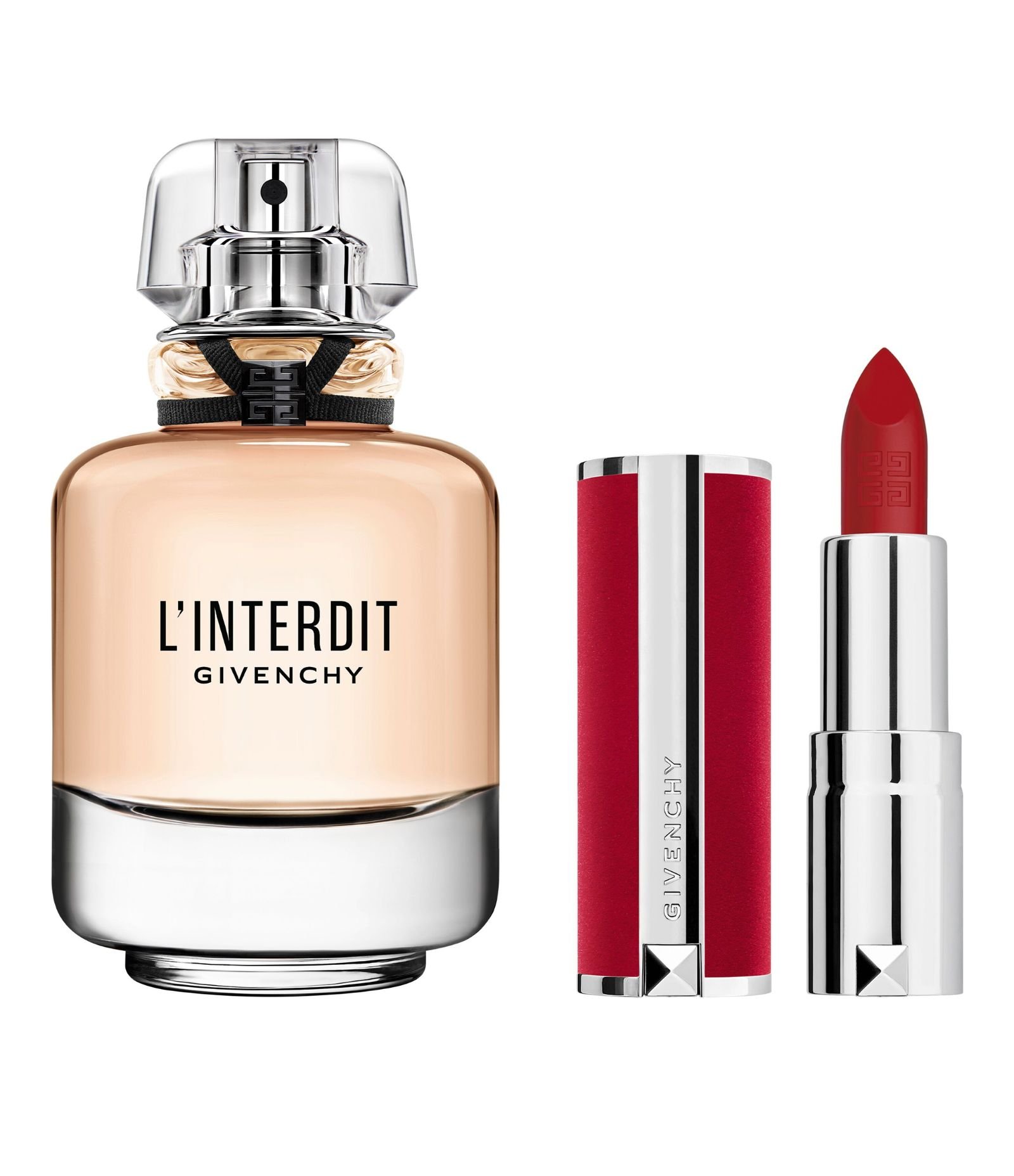 Kit L'Interdit 80ml + Batom Deep Velvet N37 KIT 2