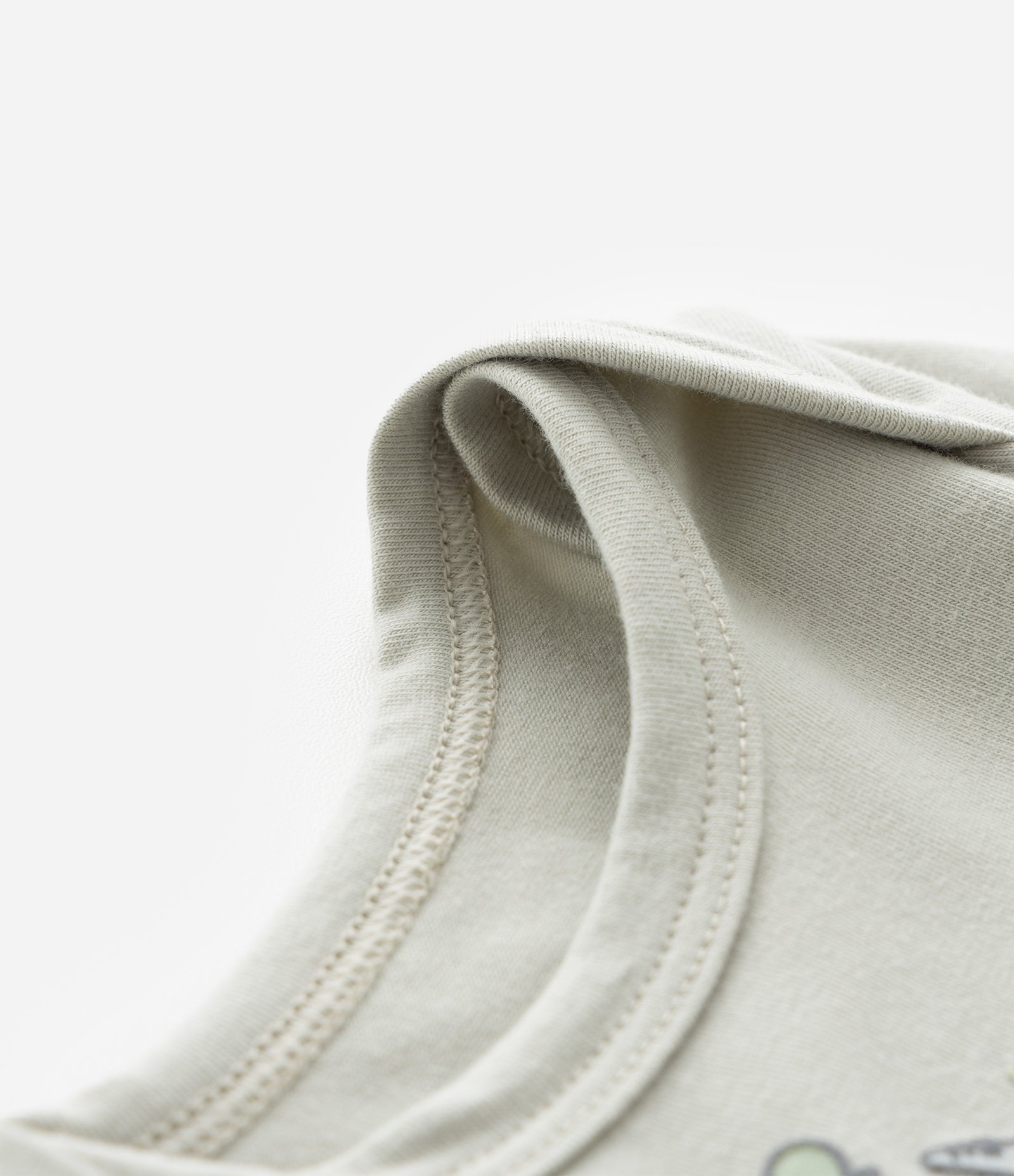 Body Infantil com Estampa Elefantinho – Tam RN a 18 Meses Cinza Claro 5